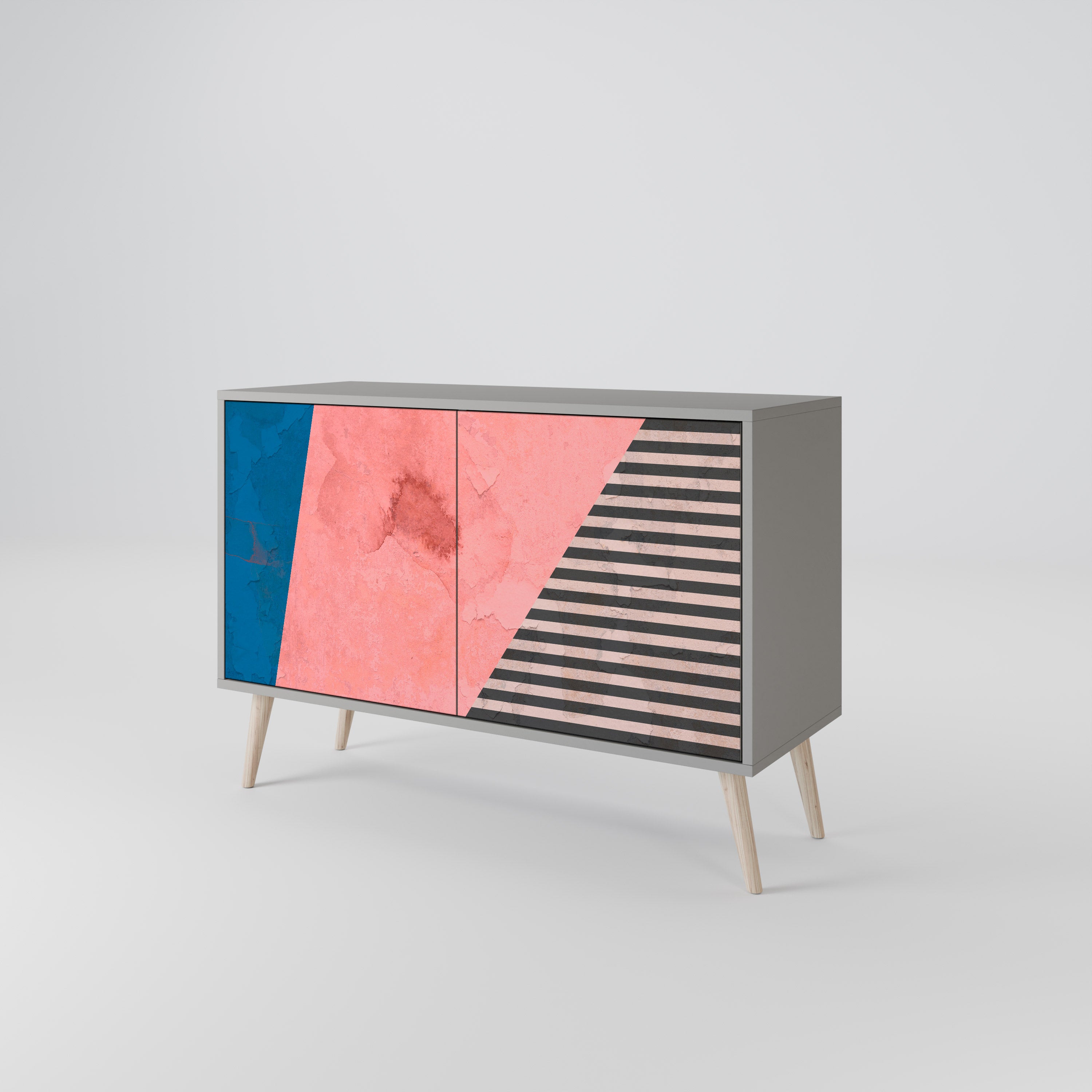 GLAMOROUS STRIPE 2-Door Sideboard