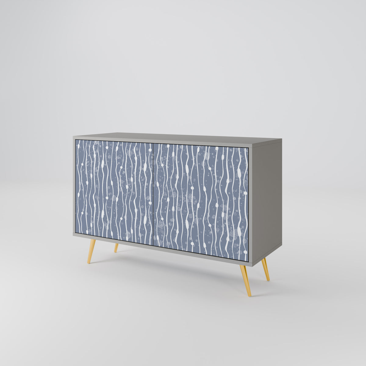 GRAPHITE RAIN Dvoudveřová komoda