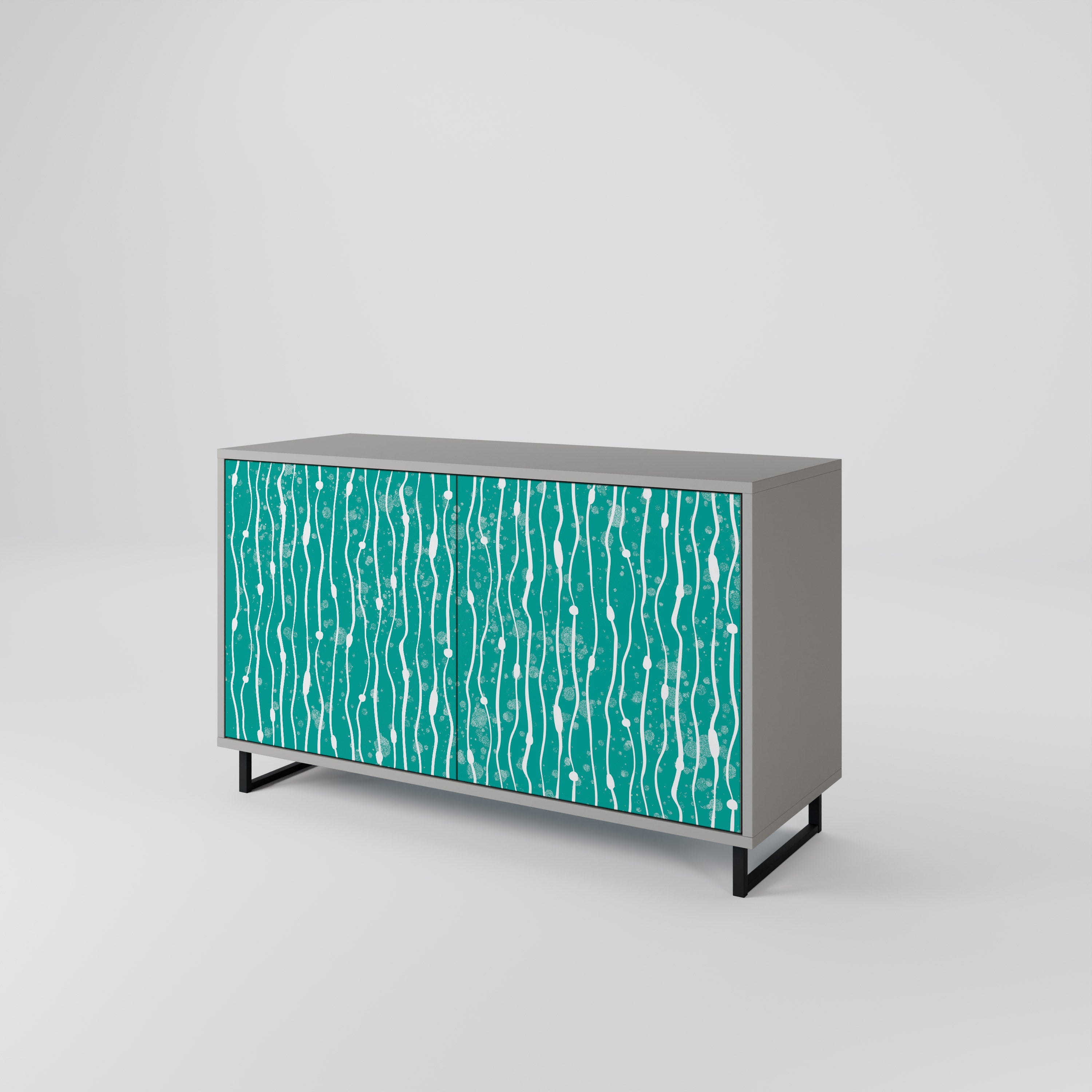 TURQUOISE RAIN 2-Door Sideboard