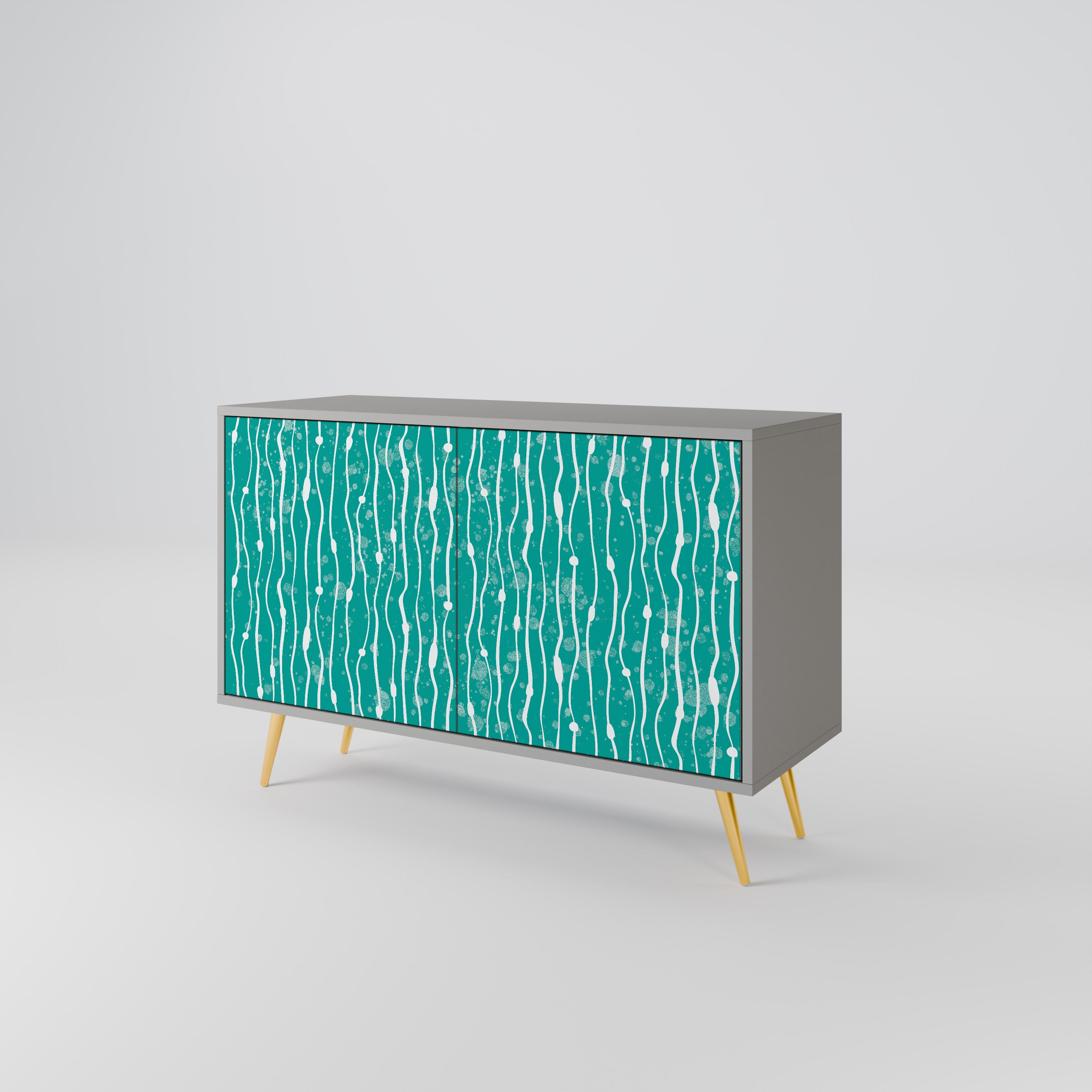 TURQUOISE RAIN 2-Door Sideboard