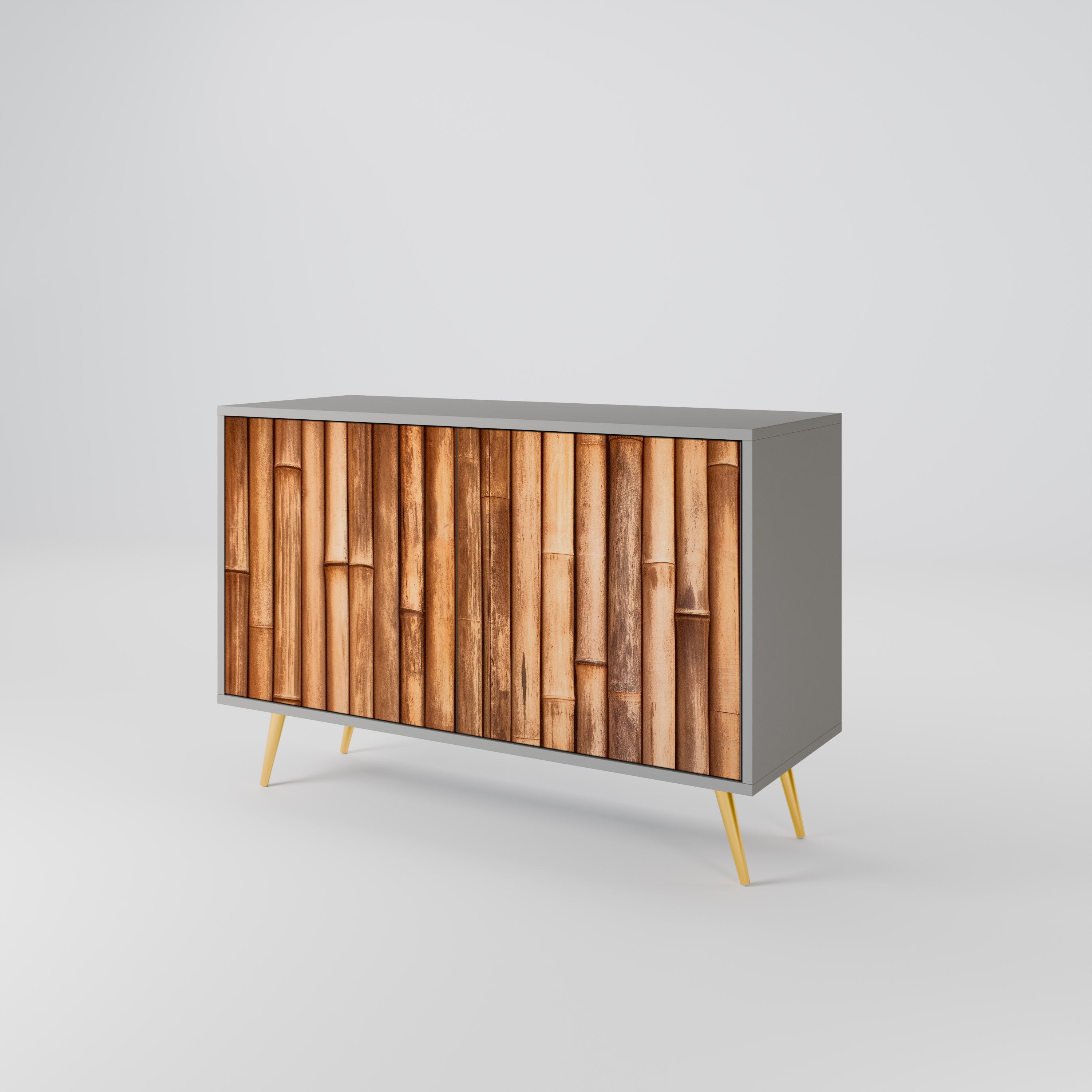 NATURAL WOOD 2-Door Sideboard