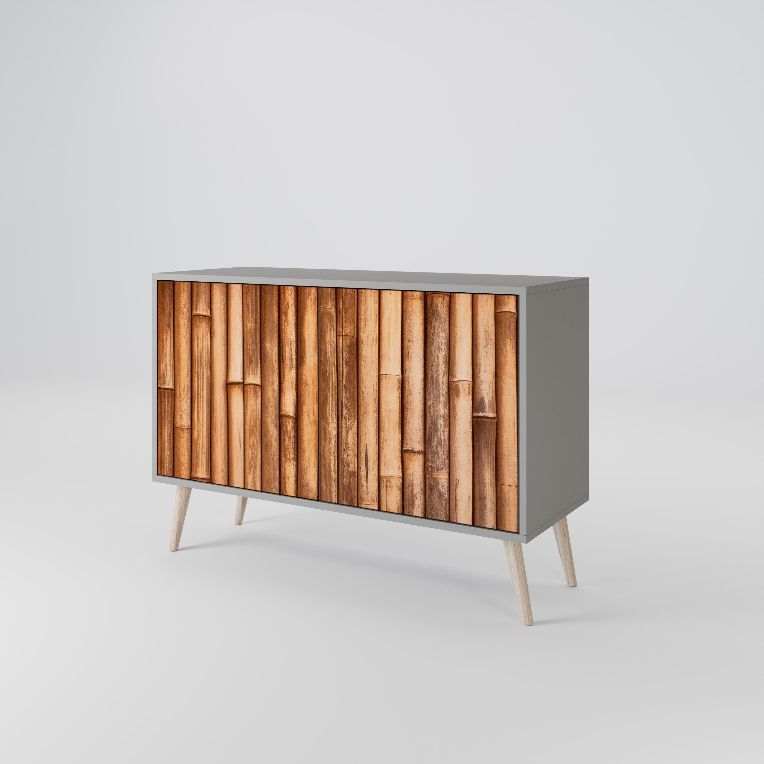 NATURAL WOOD 2-Door Sideboard
