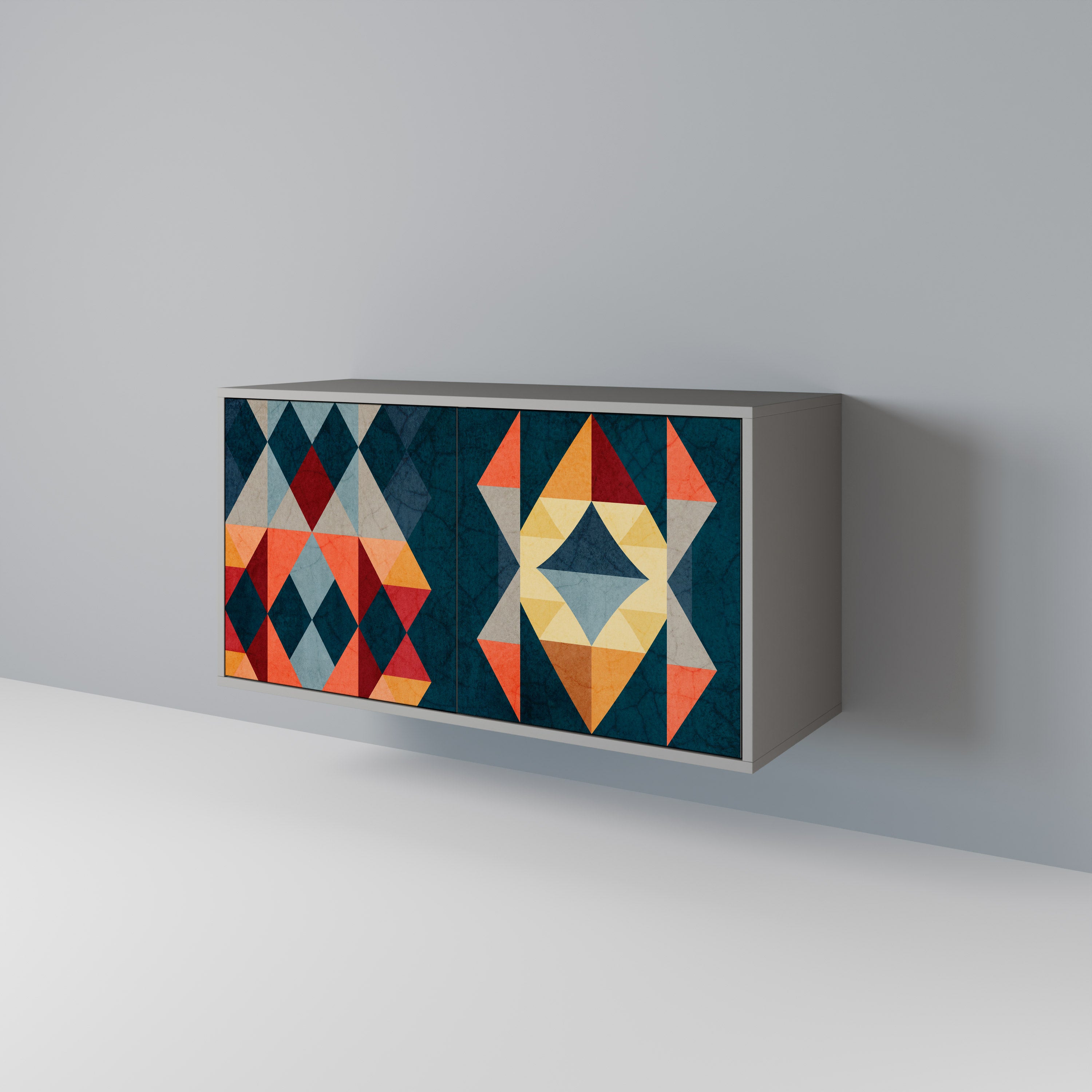 CRACKED ILLUSION 2-Door Sideboard