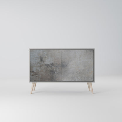 CONCRETE WALL Dvoudveřová komoda