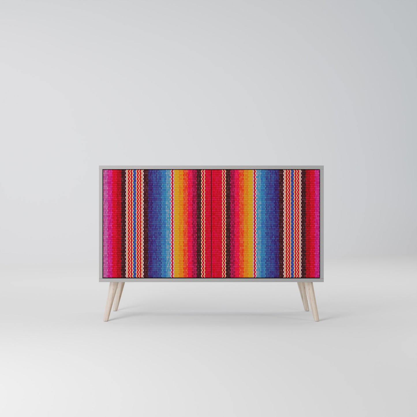 ETHNIC MEXICAN Dvoudveřová komoda