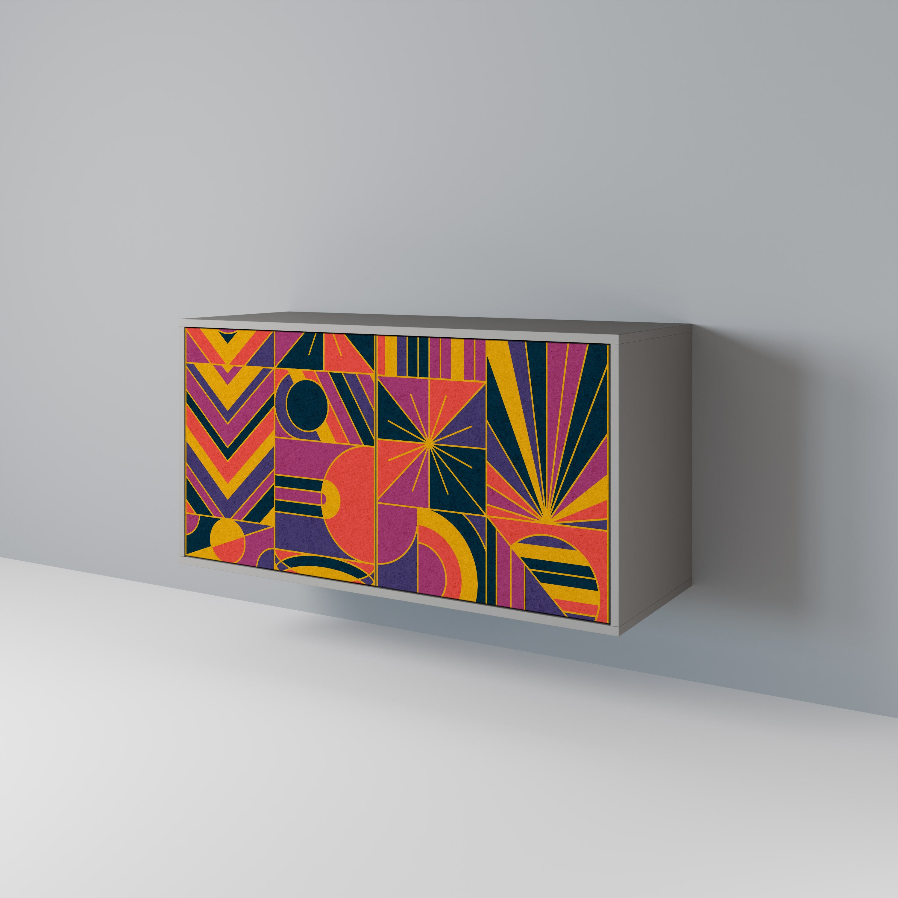 ELECTRIC PATTERNS 2-Door Sideboard