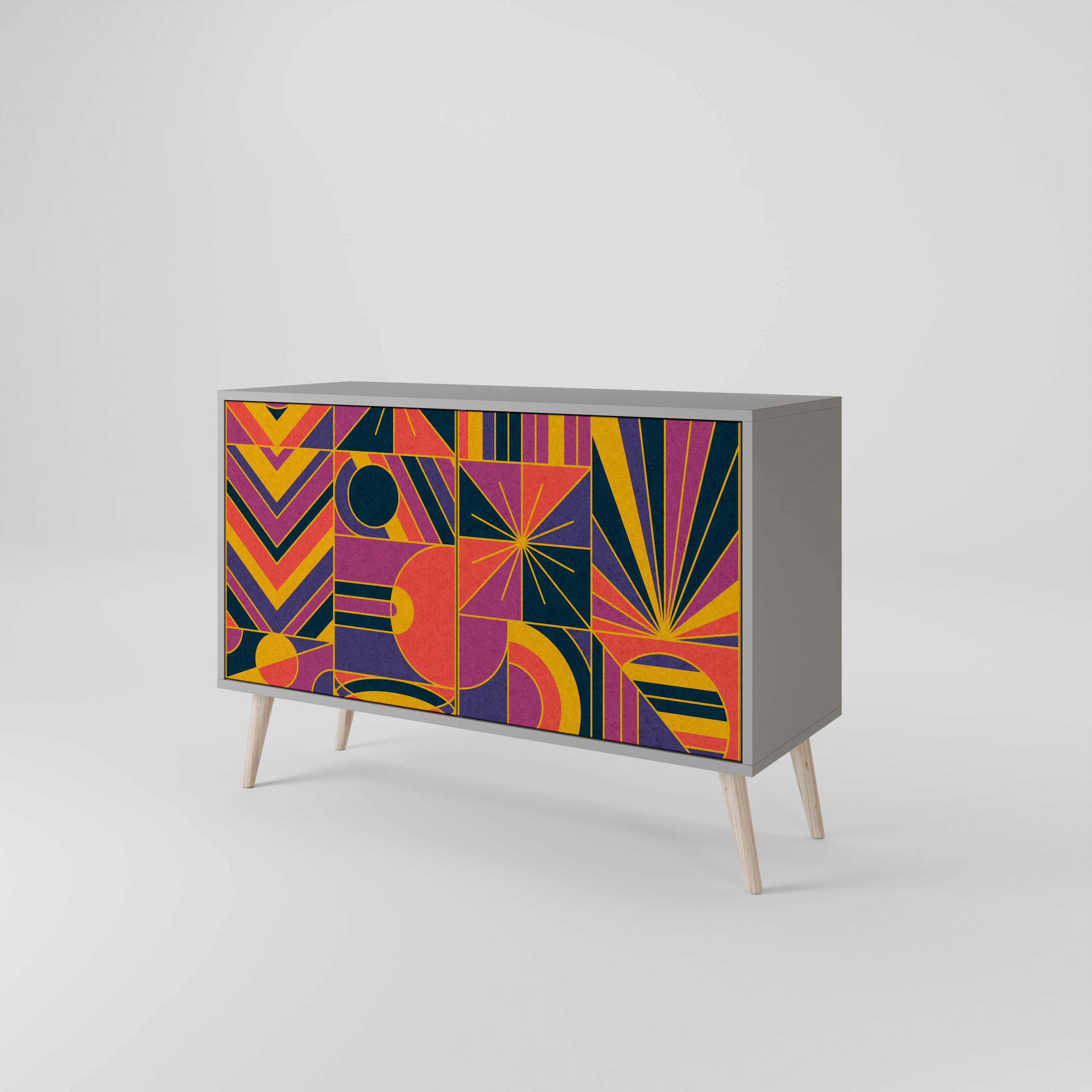 ELECTRIC PATTERNS 2-Door Sideboard