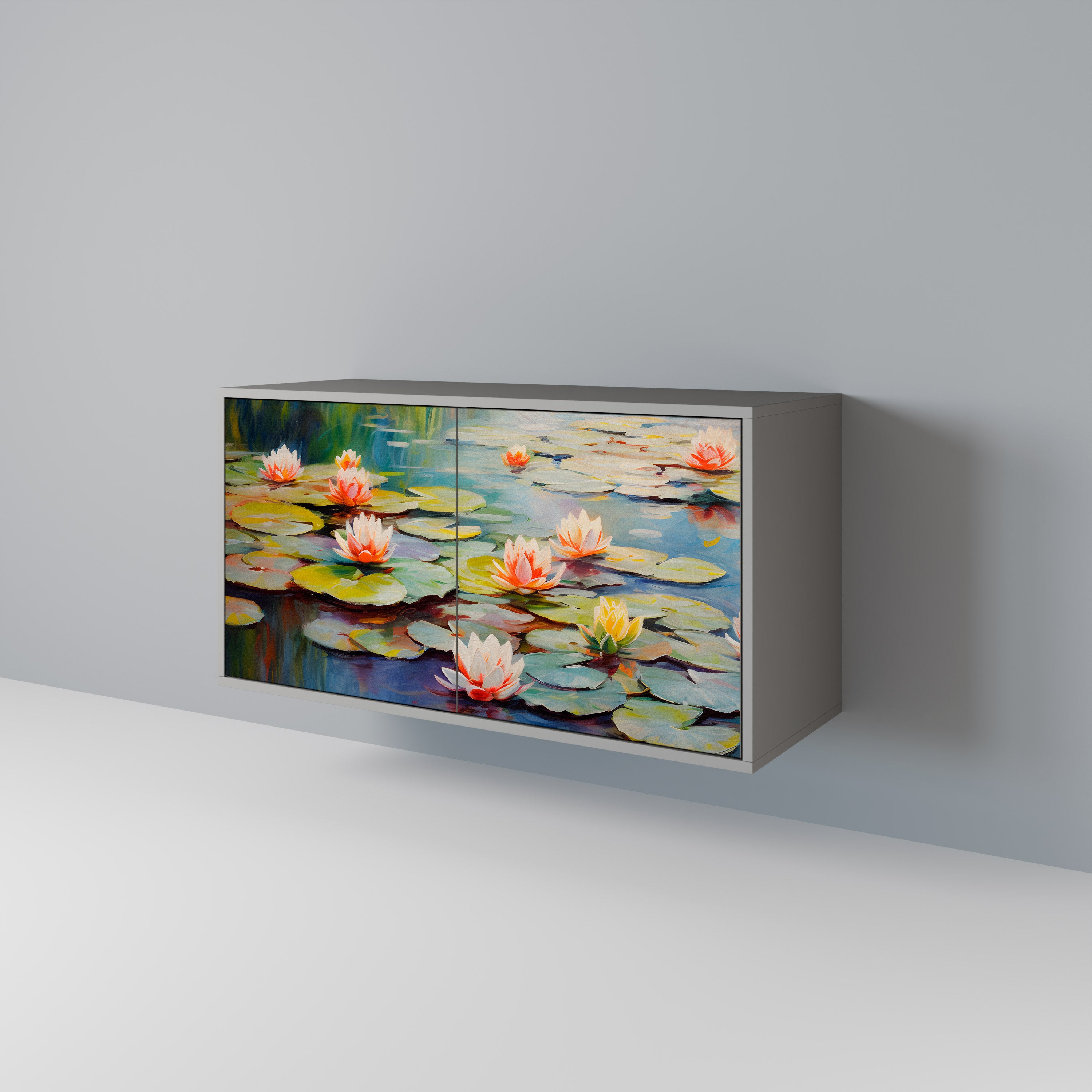 BLOOMING WATERS 2-Door Sideboard