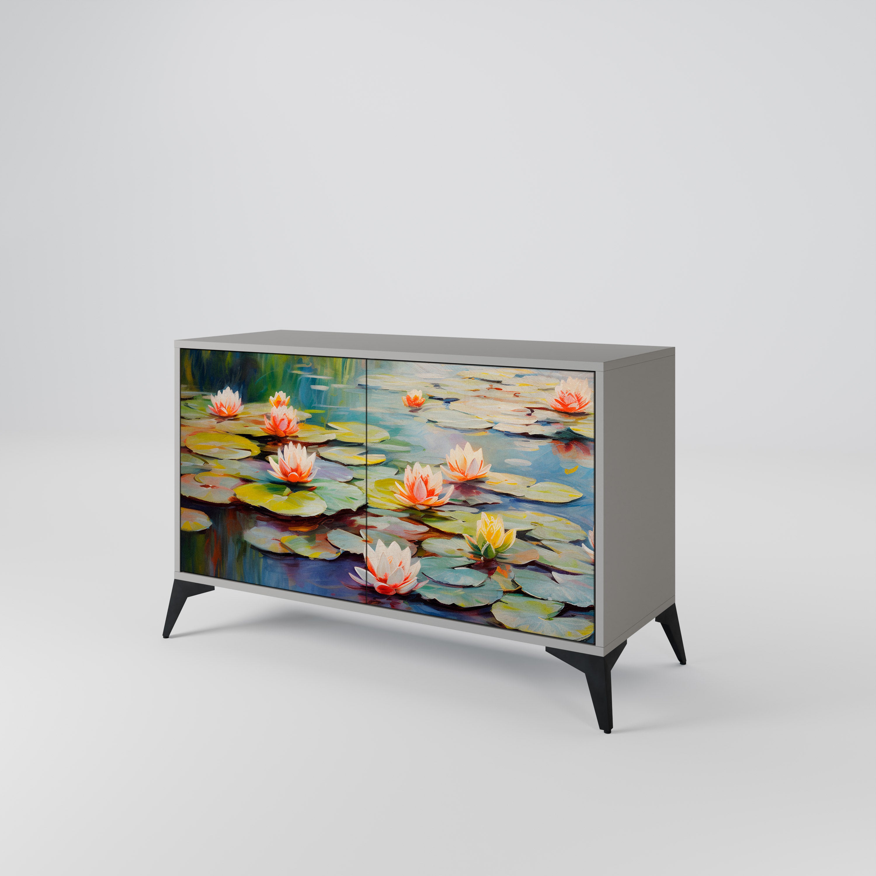 BLOOMING WATERS 2-Door Sideboard