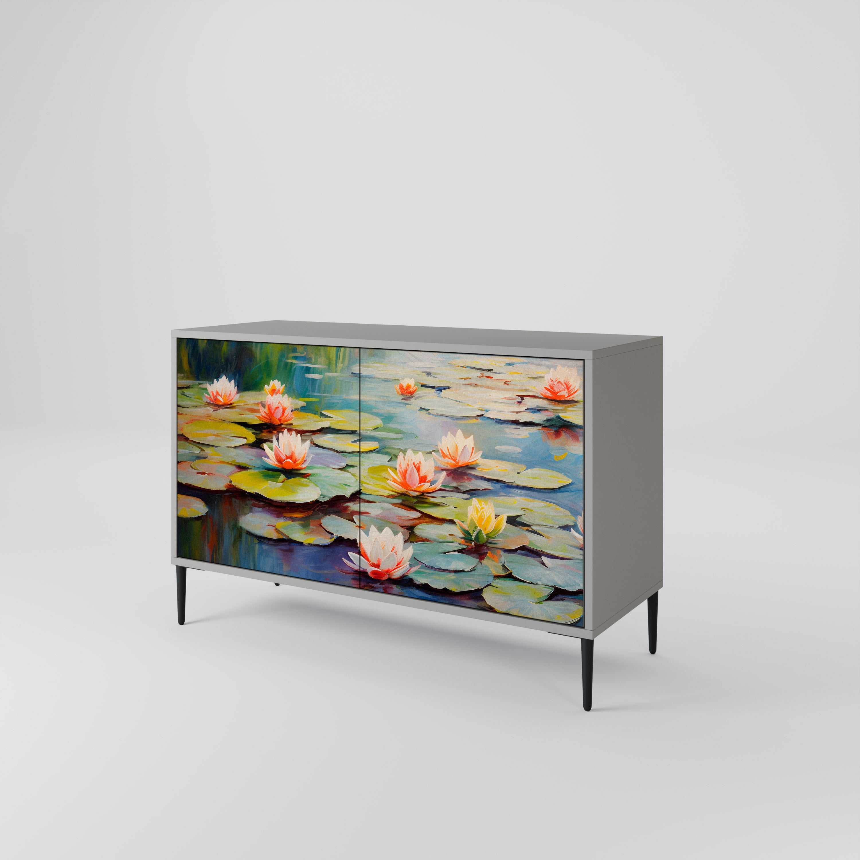 BLOOMING WATERS 2-Door Sideboard
