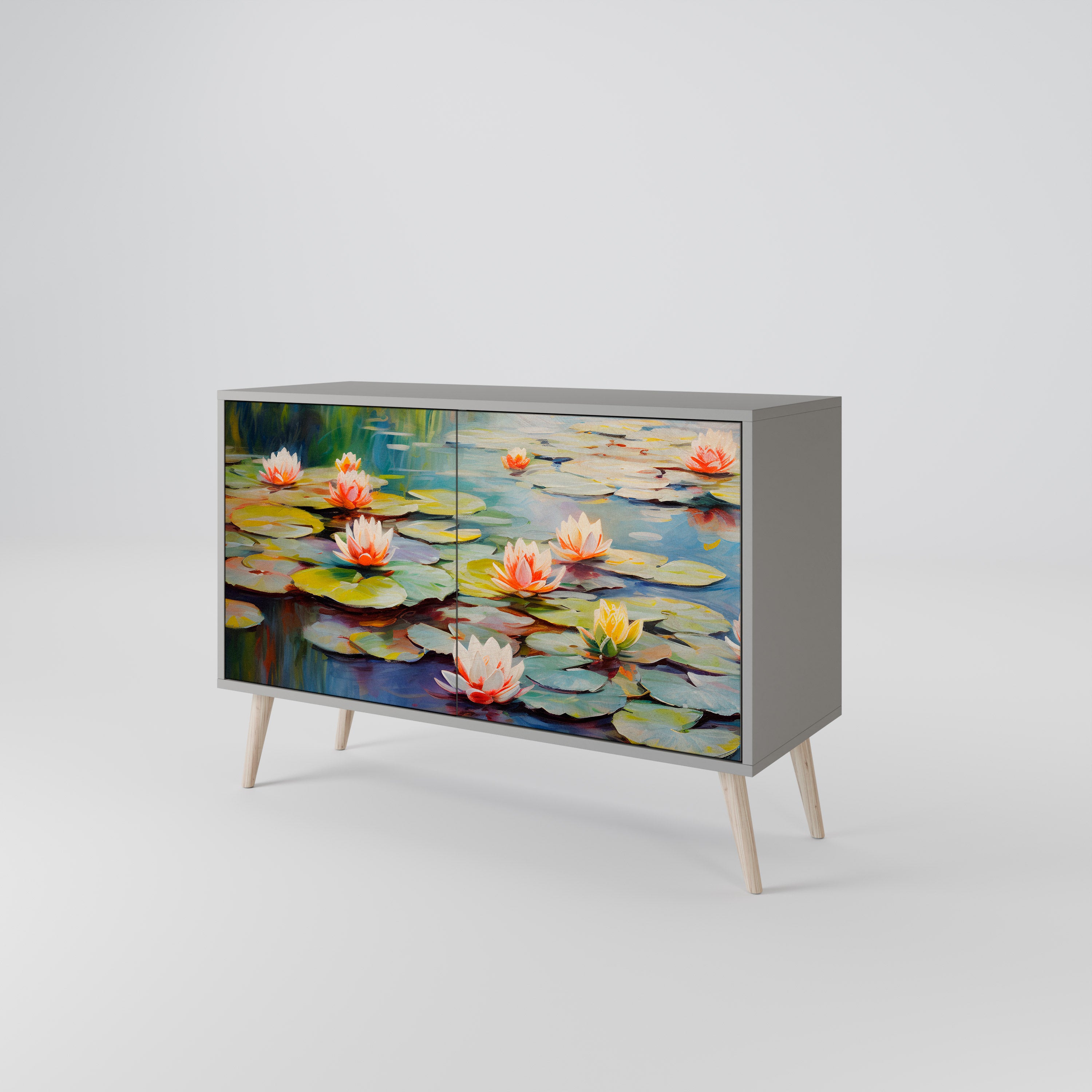 BLOOMING WATERS 2-Door Sideboard
