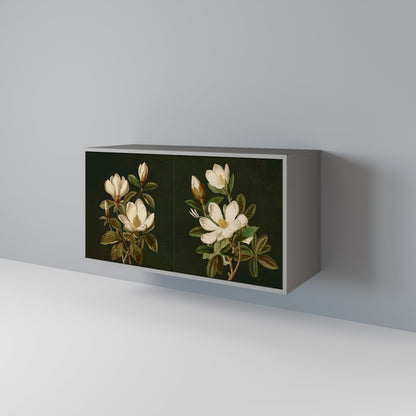 FLORAL NOIR Dvoudveřová komoda