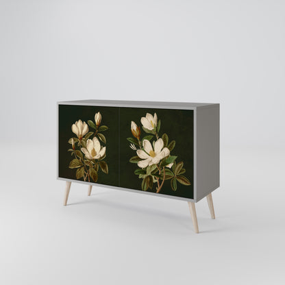 FLORAL NOIR Dvoudveřová komoda