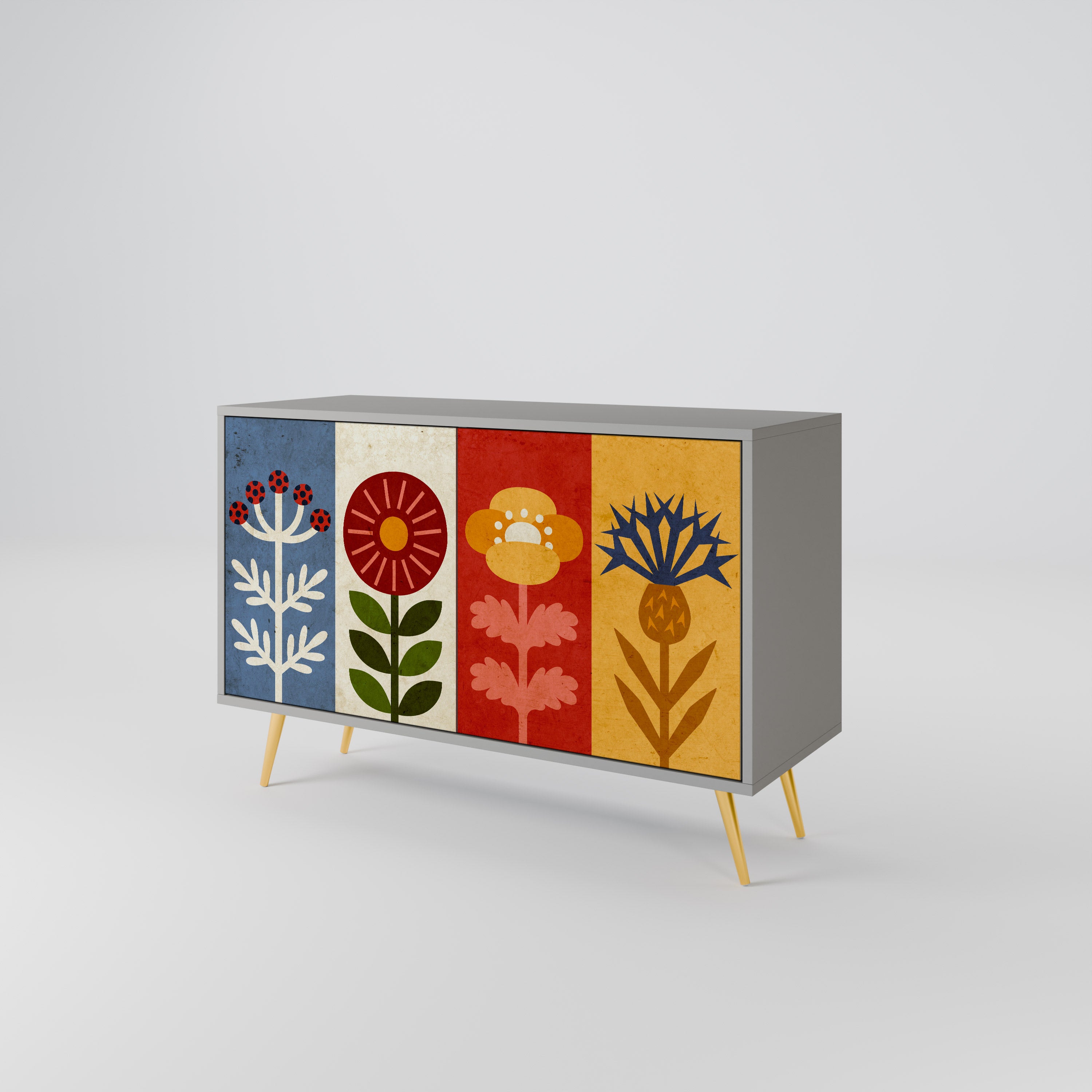 SCANDIC FLOWERET 2-Door Sideboard