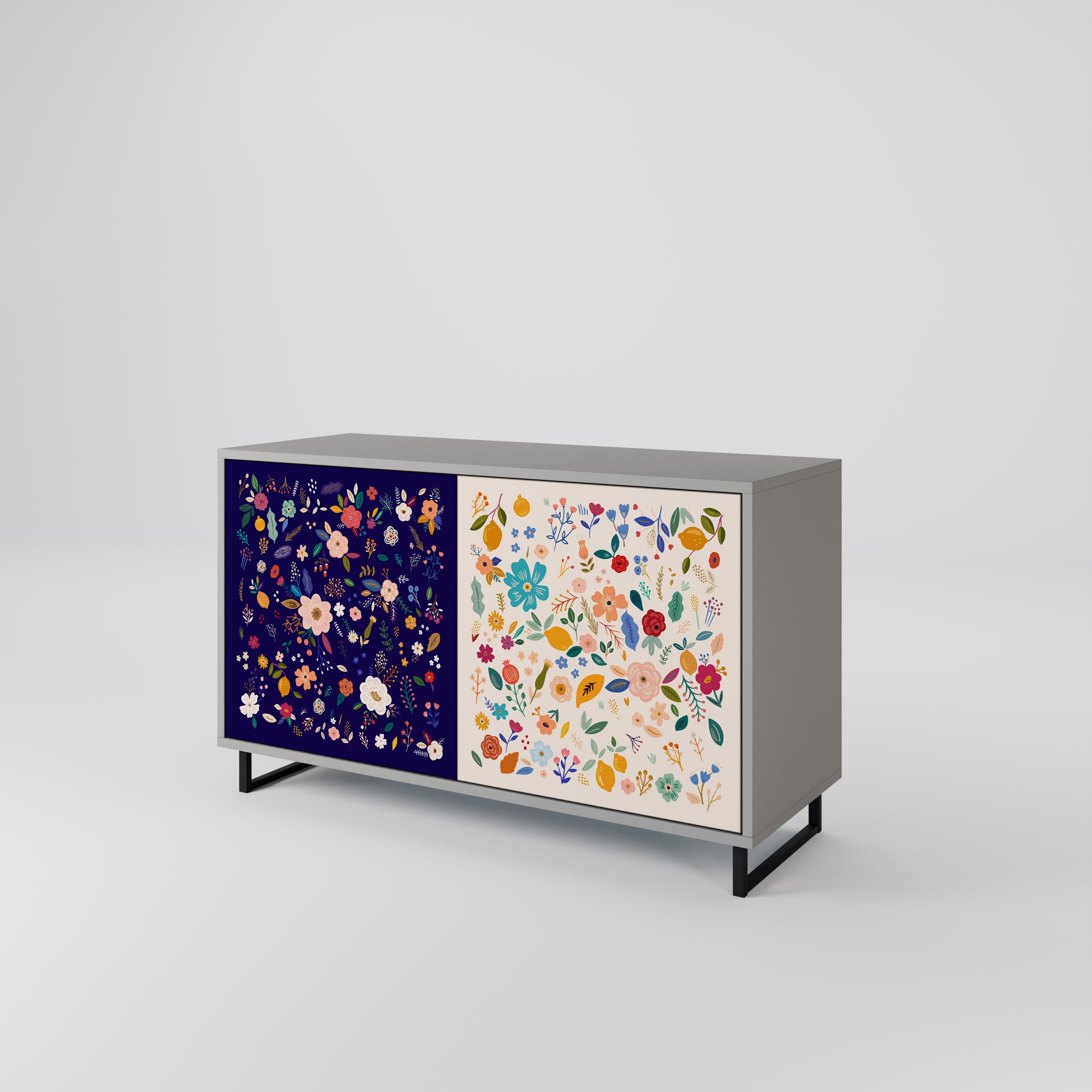 FLORAL COMBINATION 2-Door Sideboard