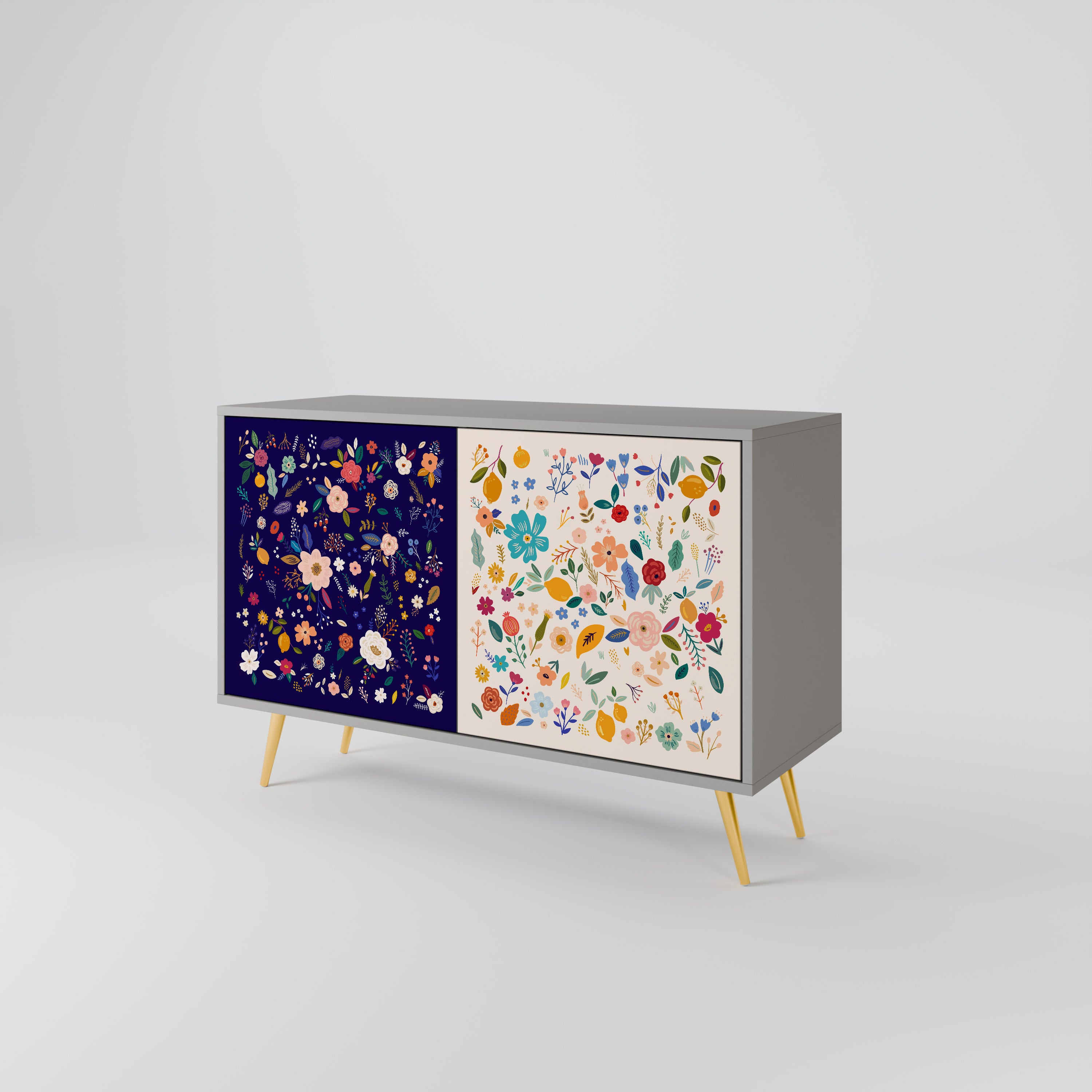 FLORAL COMBINATION 2-Door Sideboard