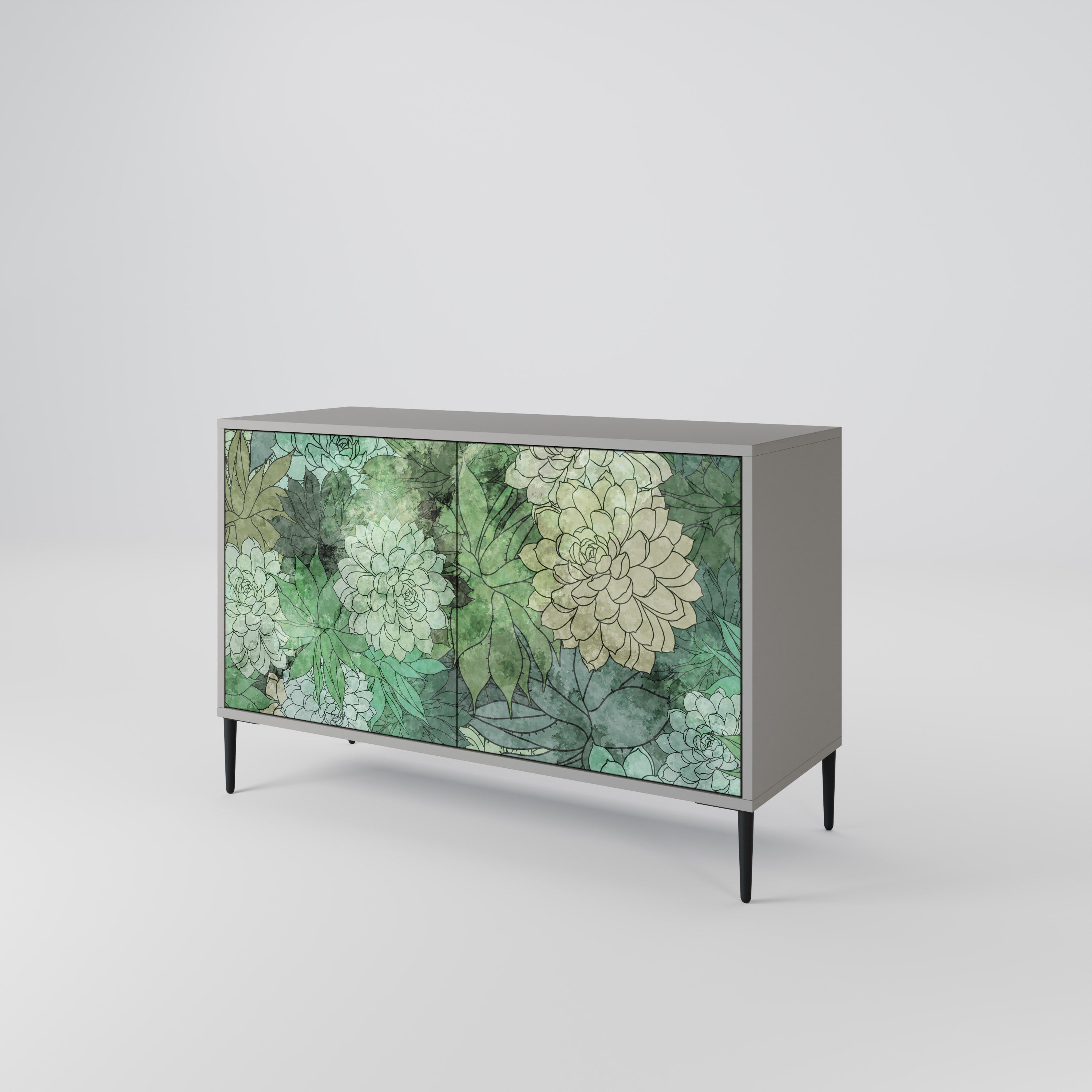 SUCCULENT CLUSTER 2-Door Sideboard