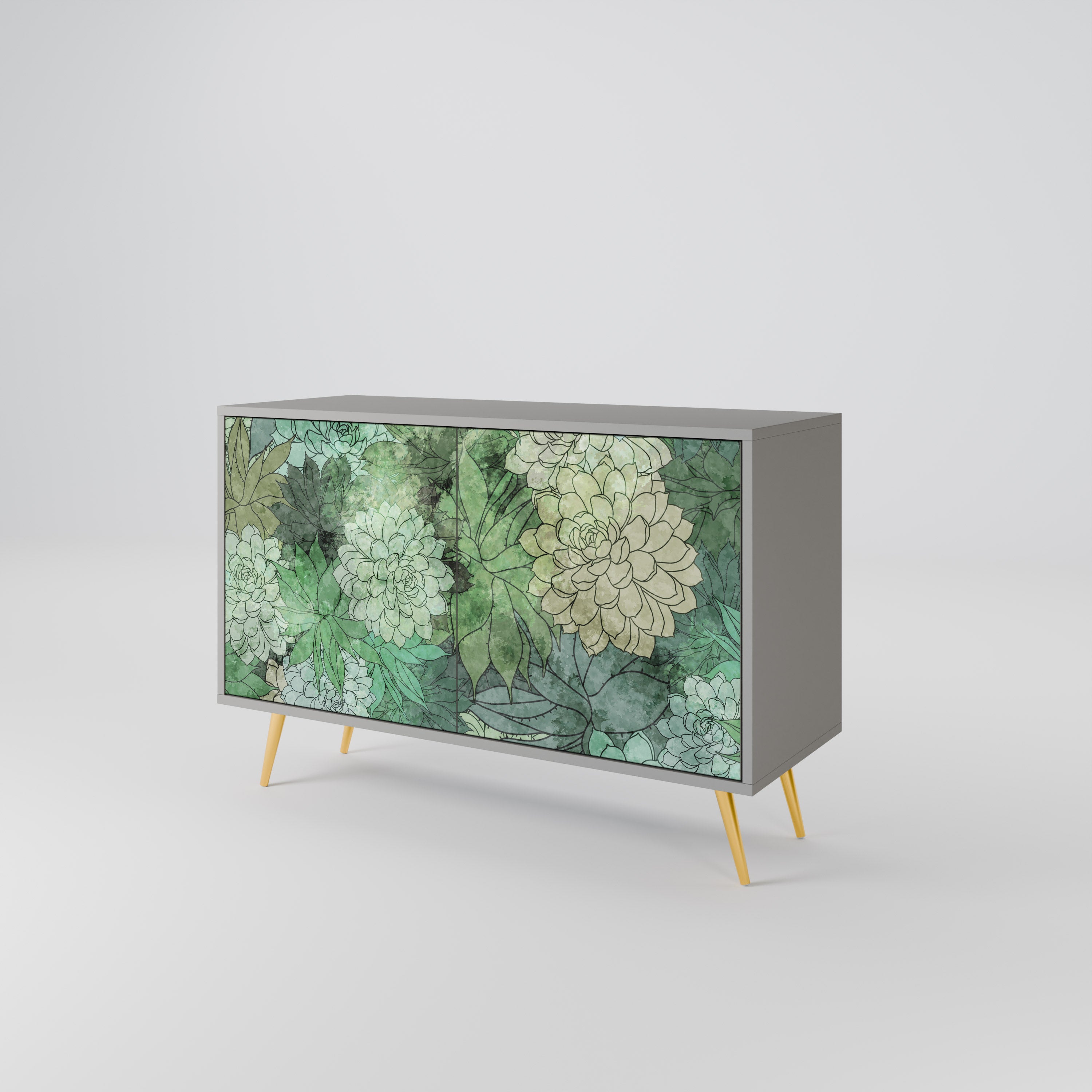 SUCCULENT CLUSTER 2-Door Sideboard