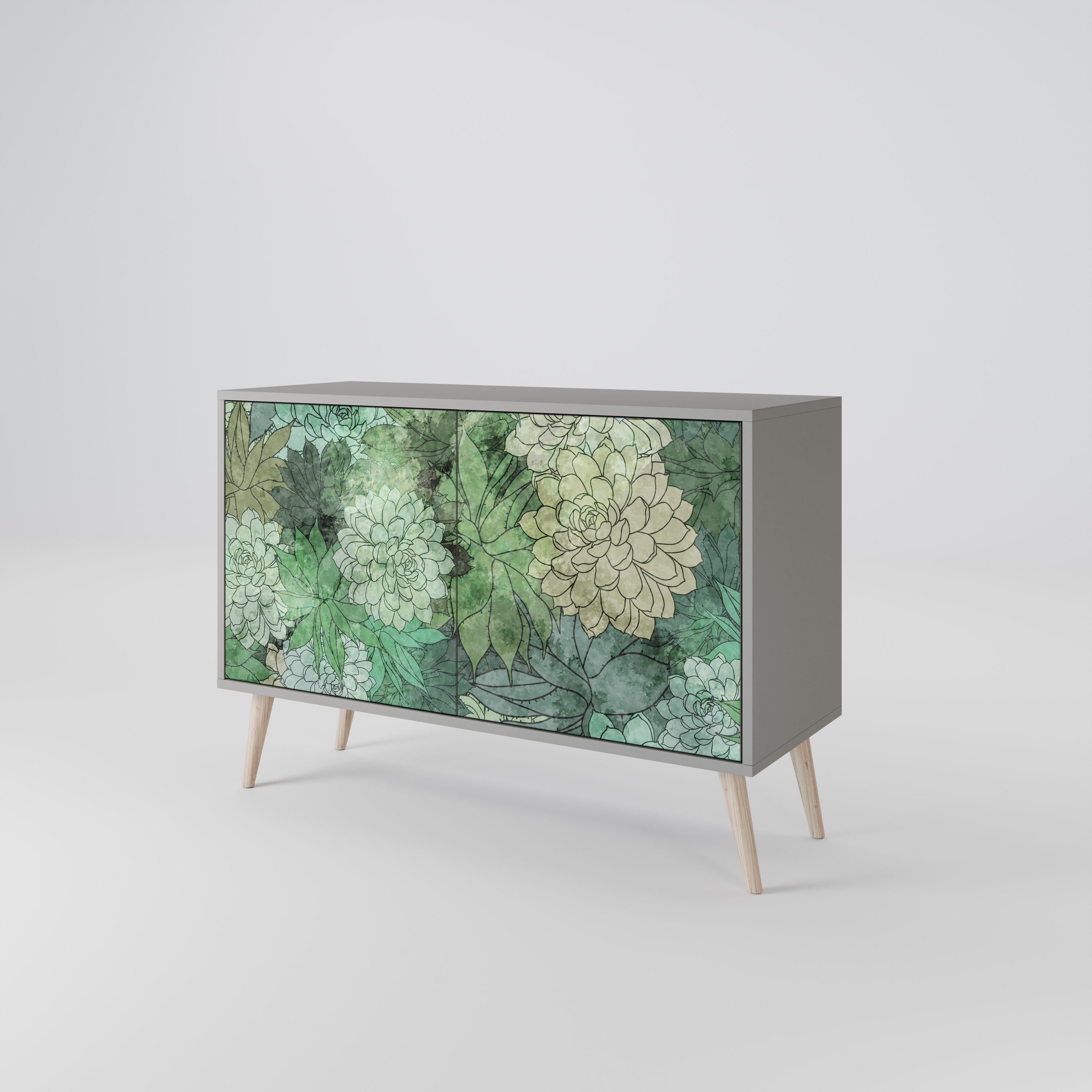 SUCCULENT CLUSTER 2-Door Sideboard