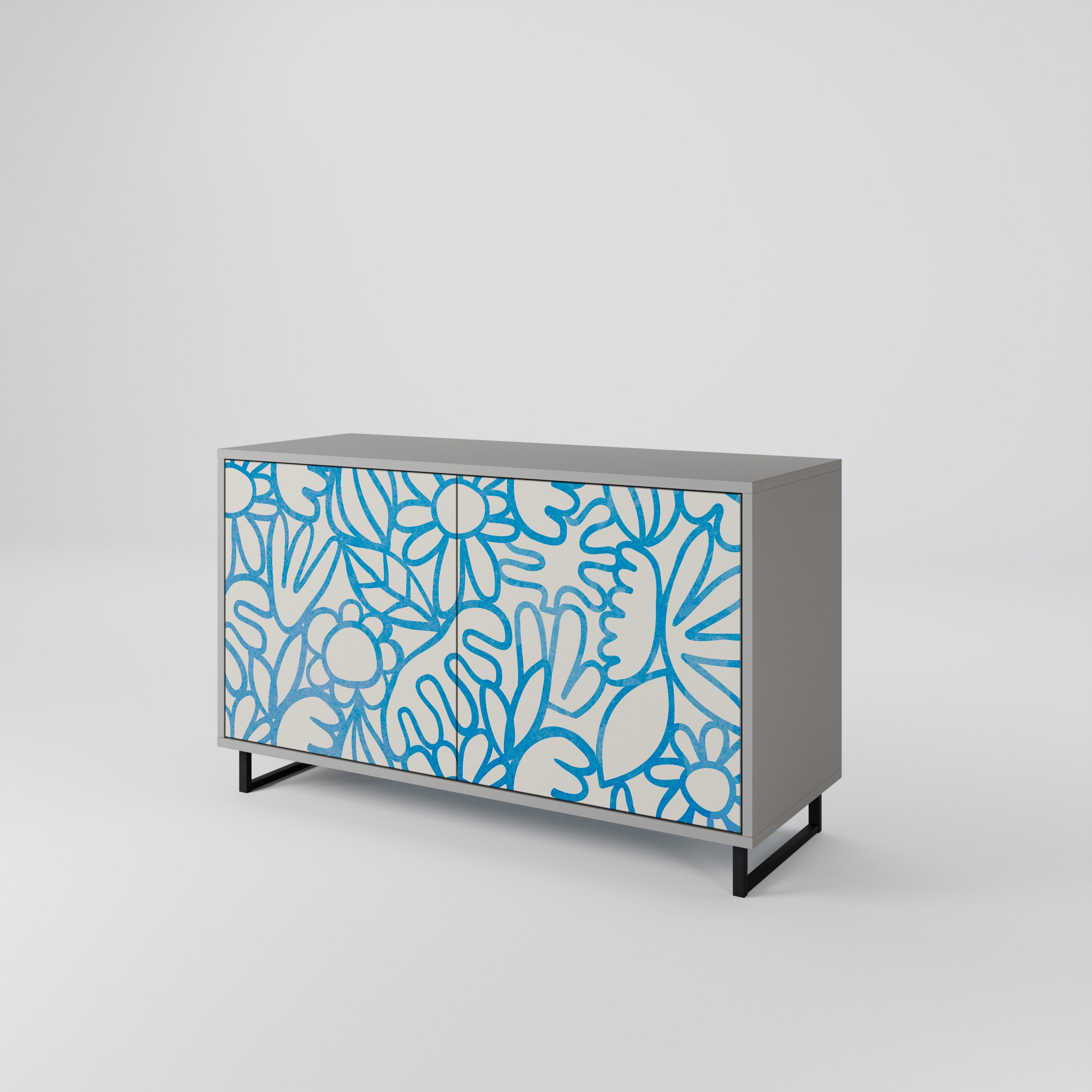 BLOOMY MORNING 2-Door Sideboard