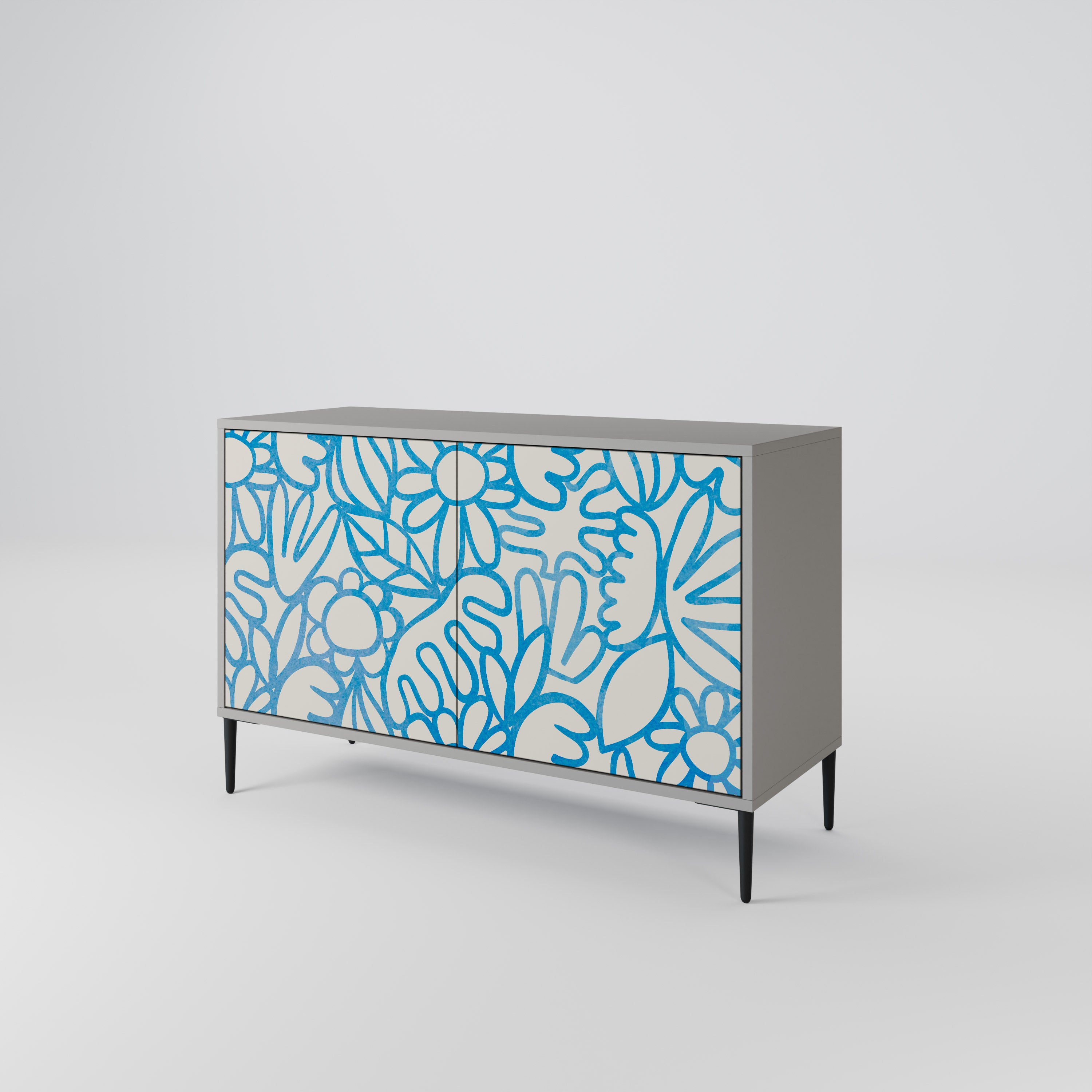 BLOOMY MORNING 2-Door Sideboard