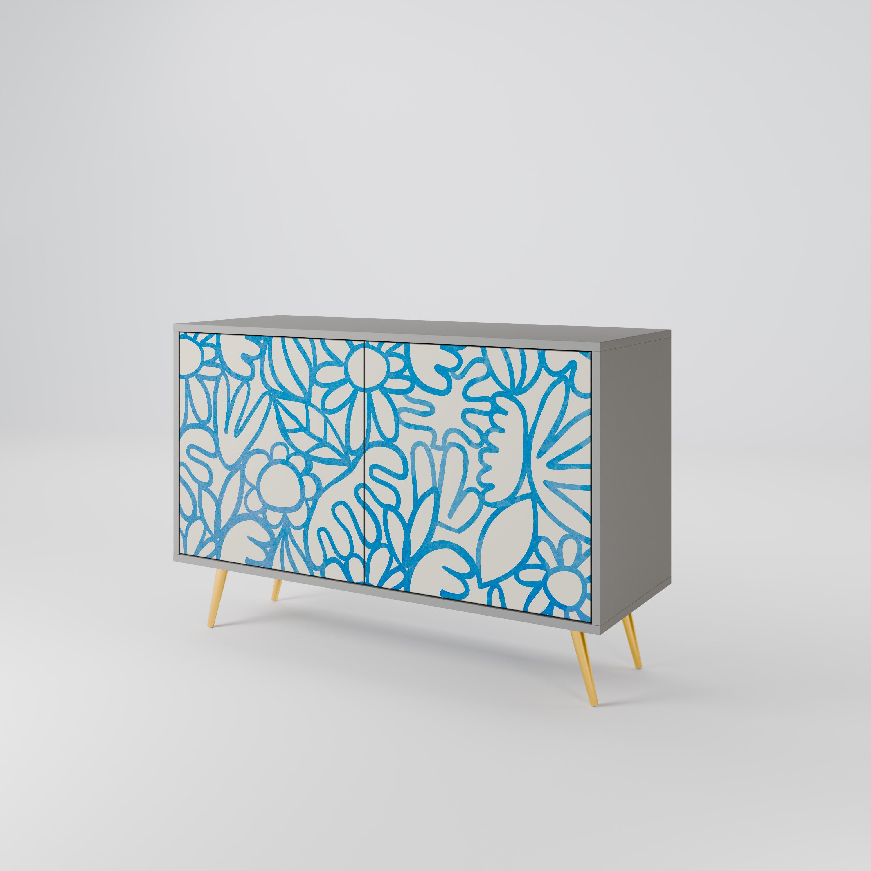 BLOOMY MORNING 2-Door Sideboard
