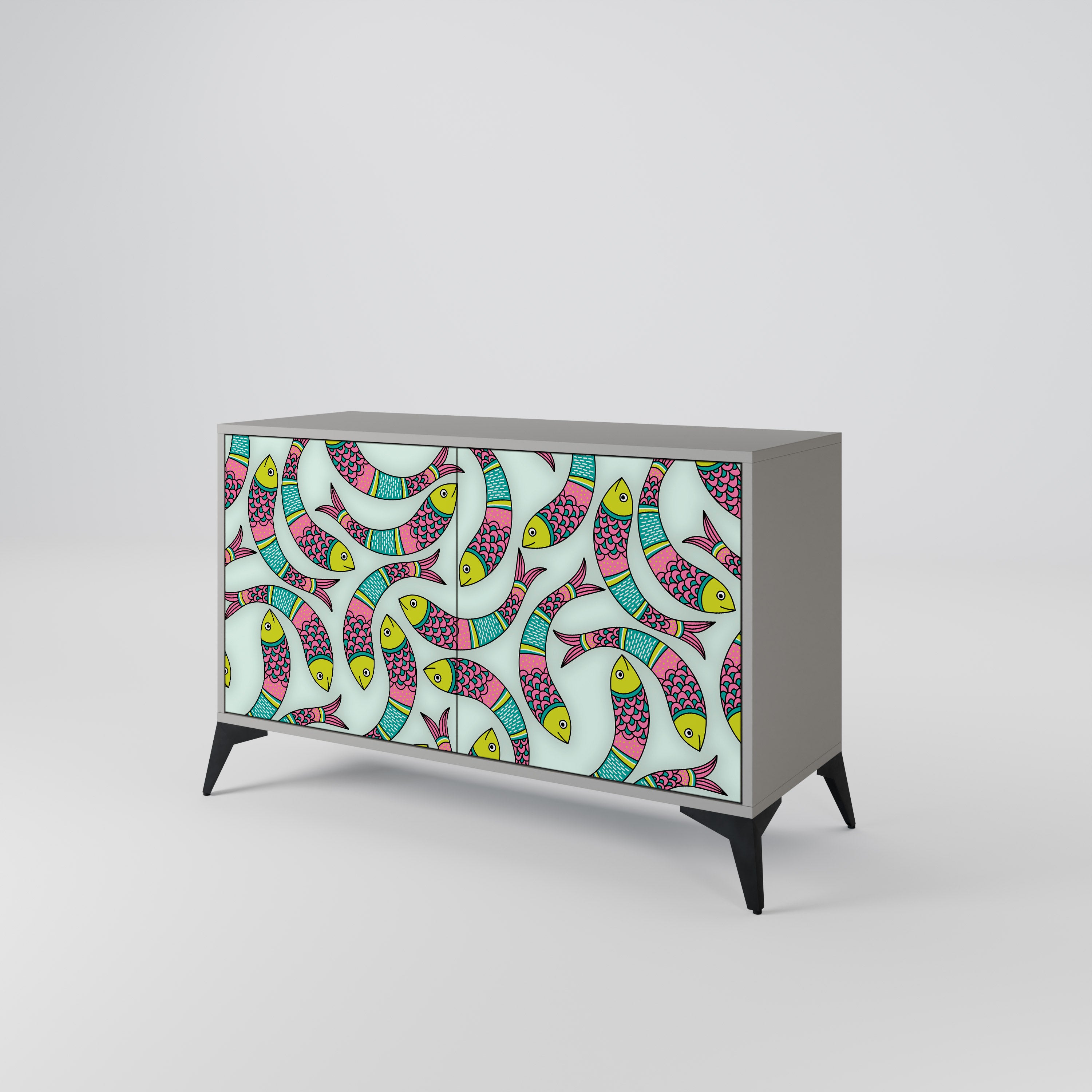 INDIAN FISH 2-Door Sideboard