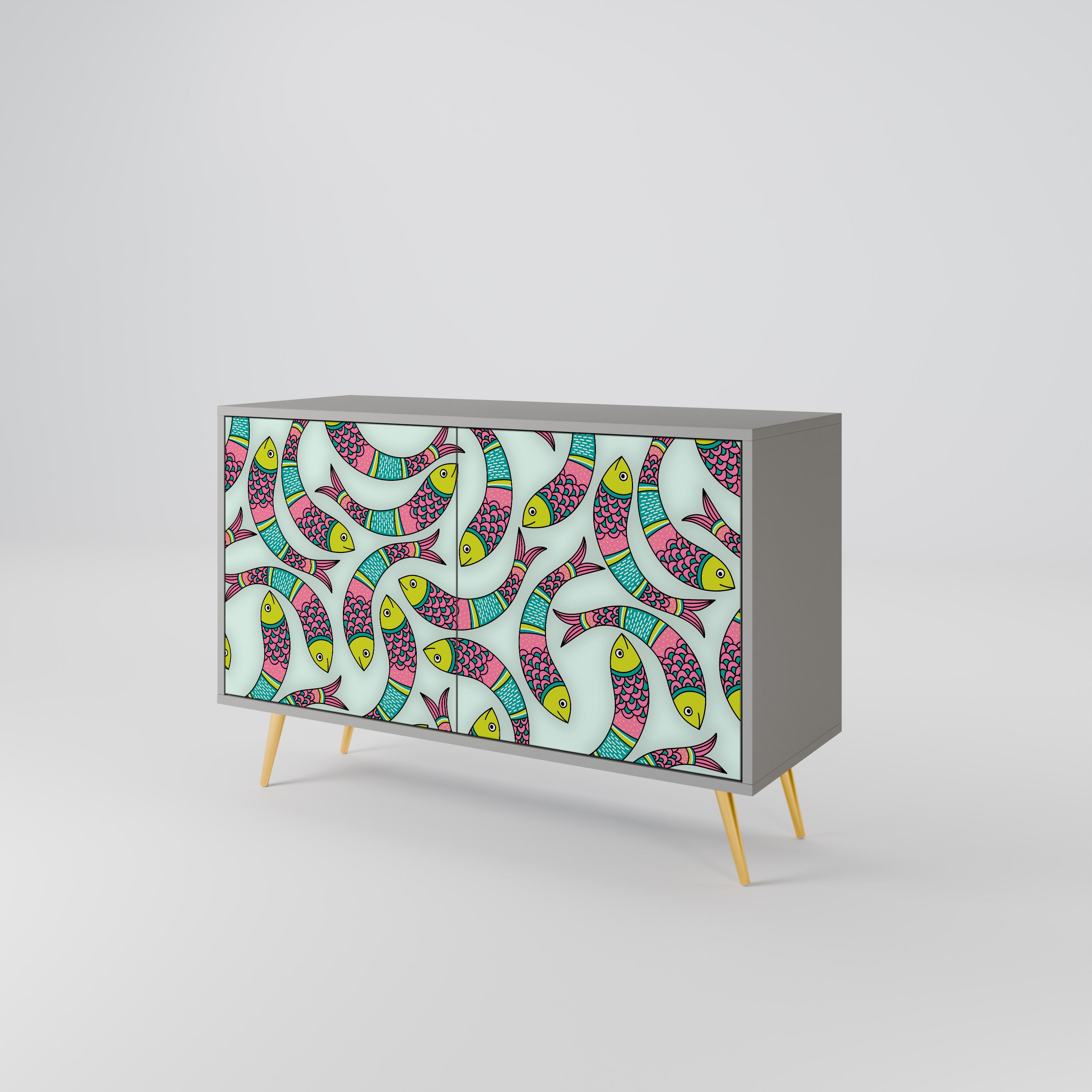 INDIAN FISH 2-Door Sideboard