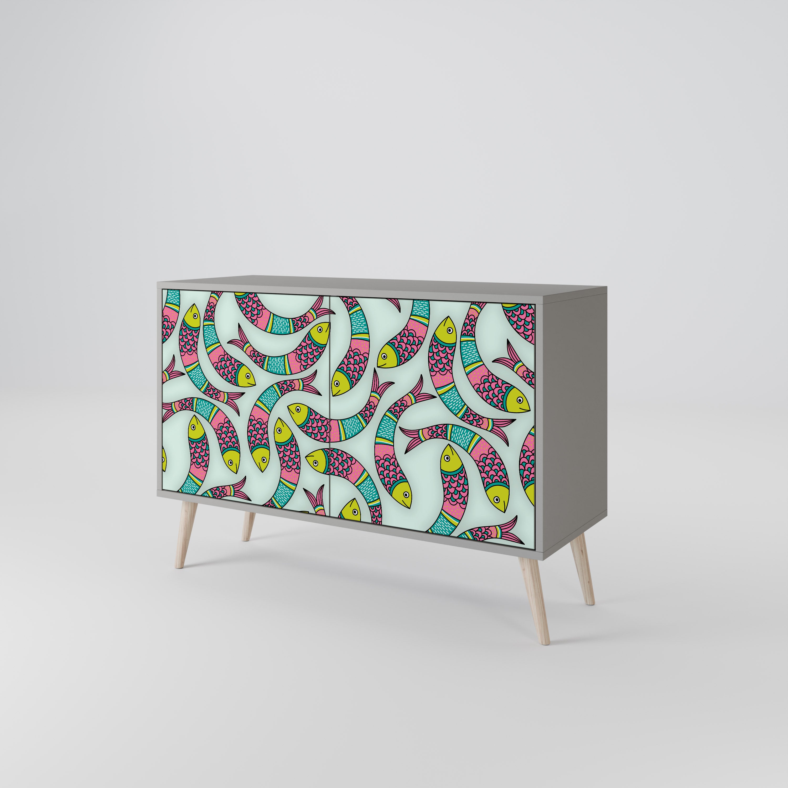 INDIAN FISH 2-Door Sideboard
