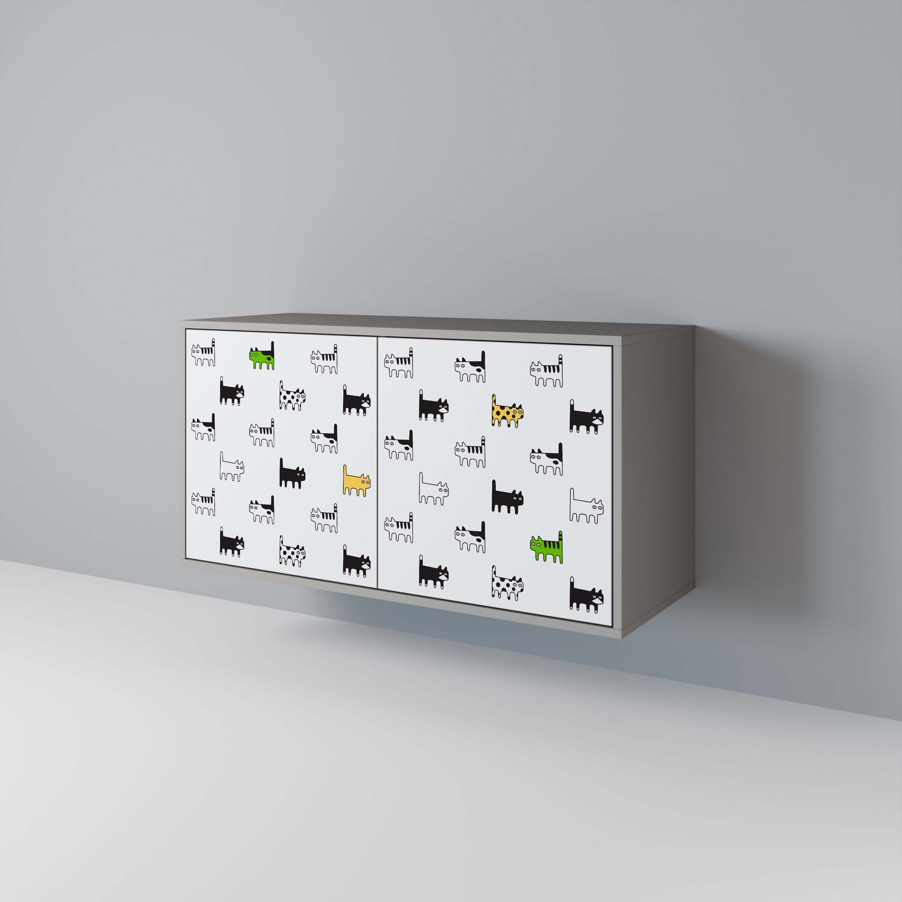 CATS COMPILATION 2-Door Sideboard