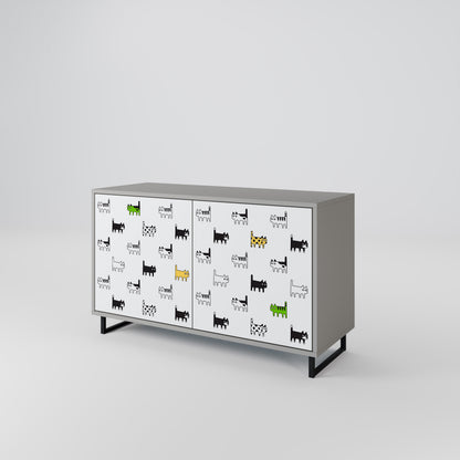 CATS COMPILATION Dvoudveřová komoda