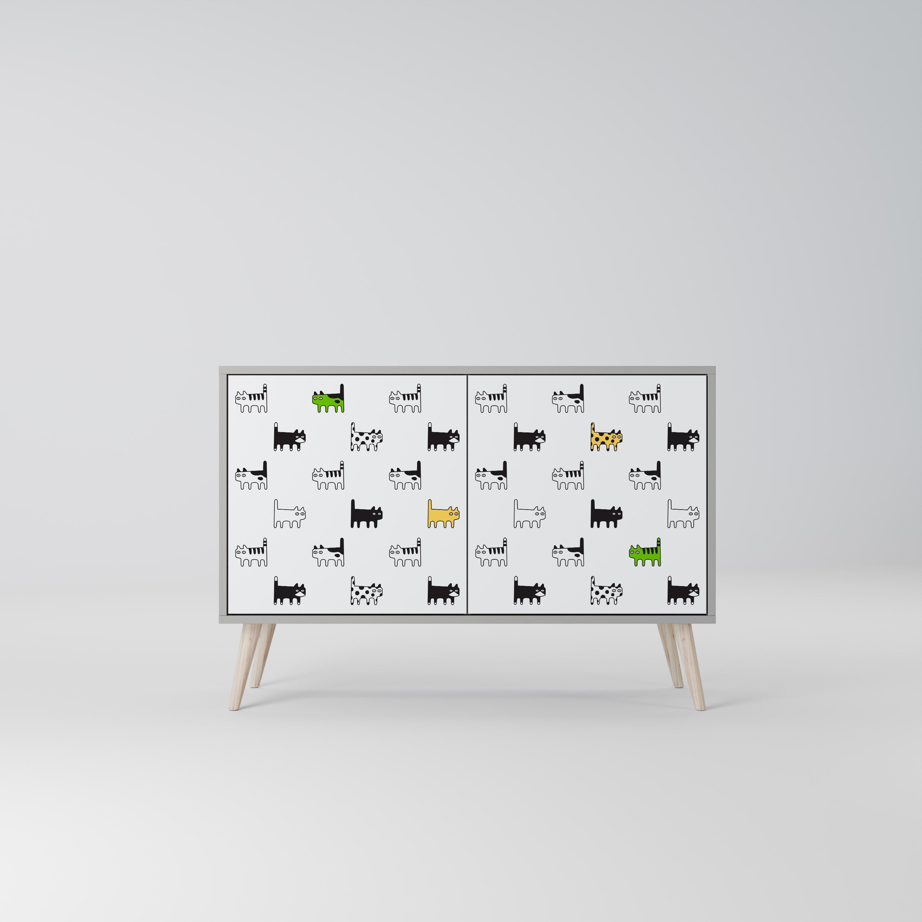 CATS COMPILATION 2-Door Sideboard