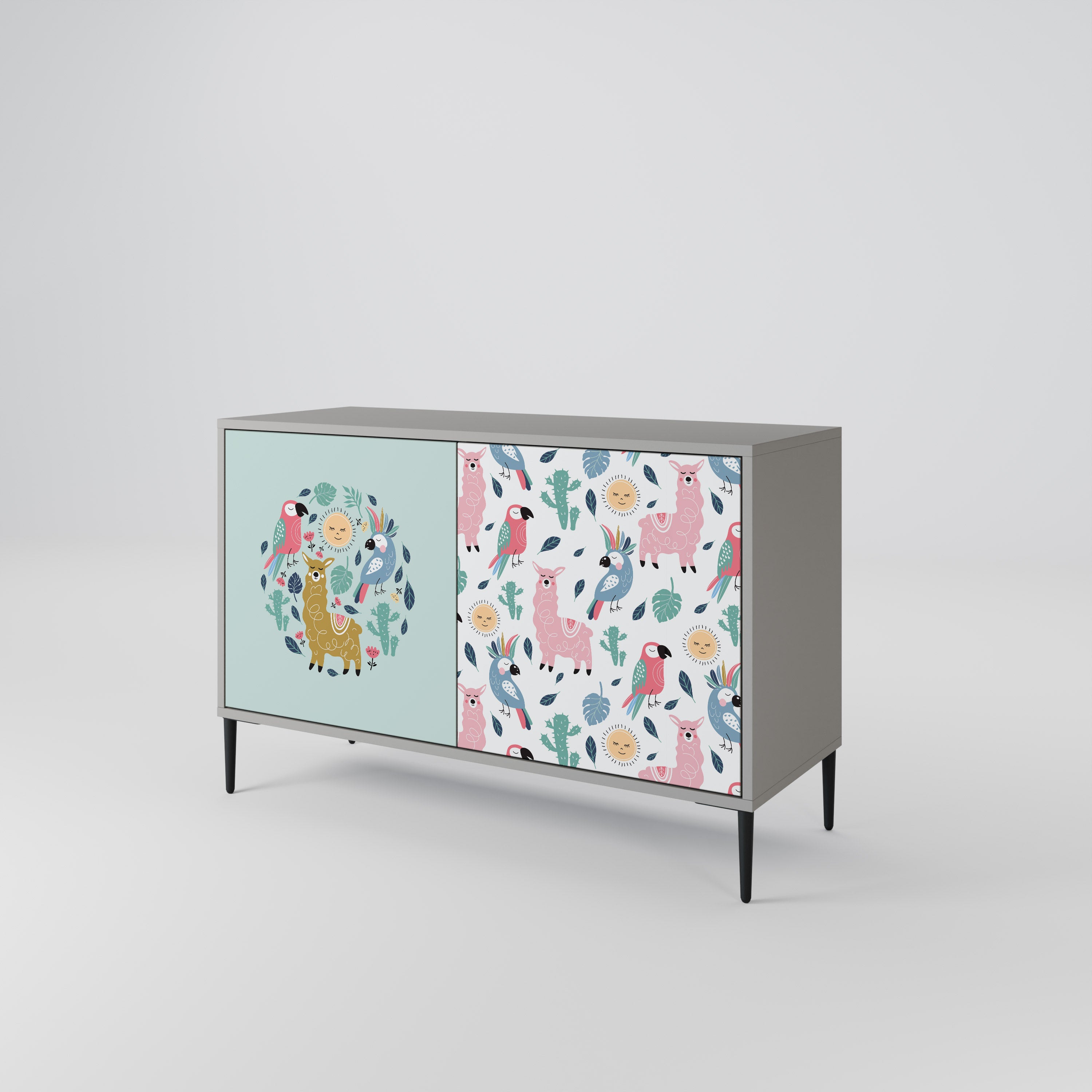 COLORFUL ALPACAS 2-Door Sideboard