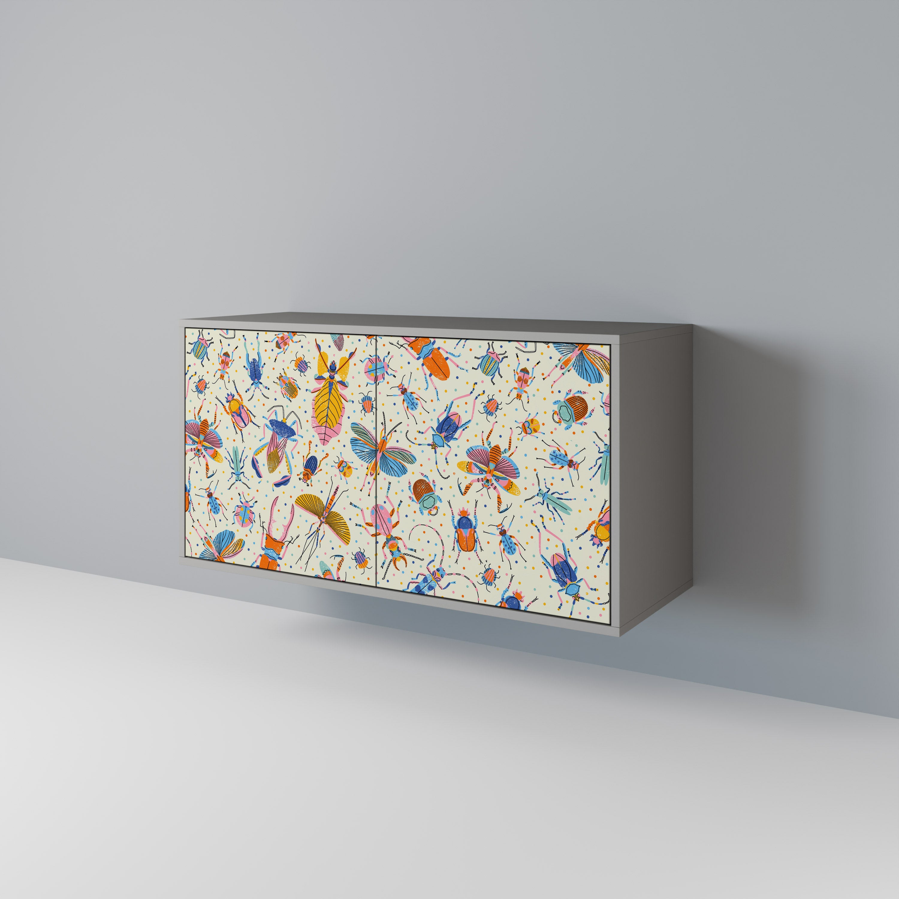 COLORFUL INSECTS 2-Door Sideboard