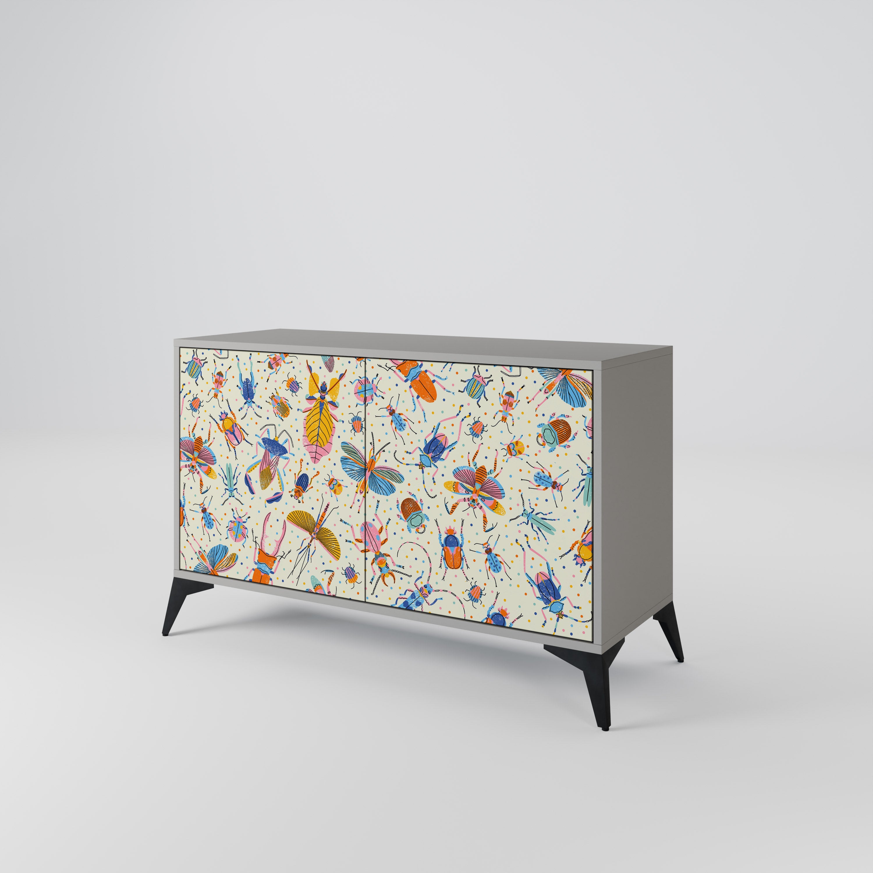 COLORFUL INSECTS 2-Door Sideboard
