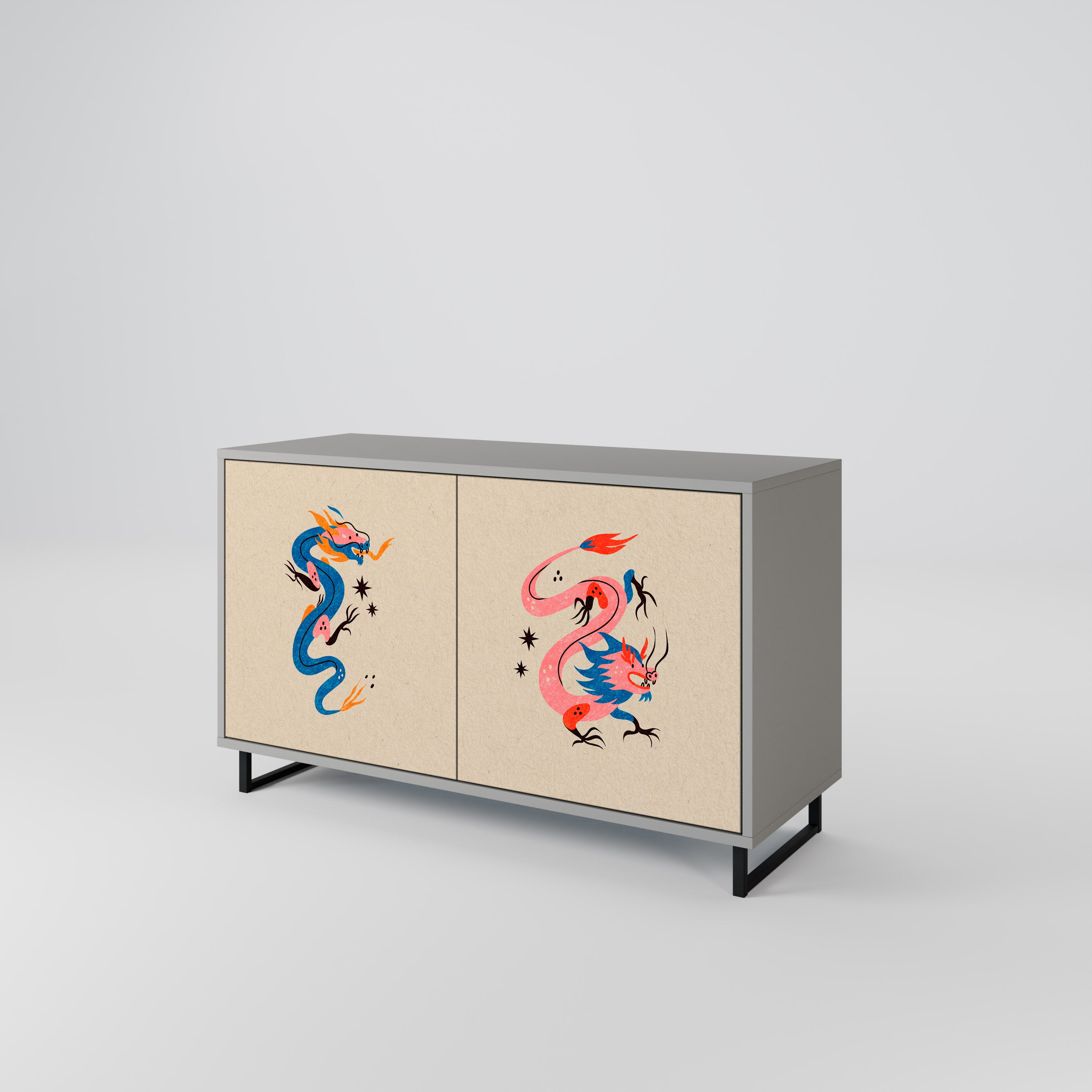 MYTHOLOGICAL CREATURES 2-Door Sideboard