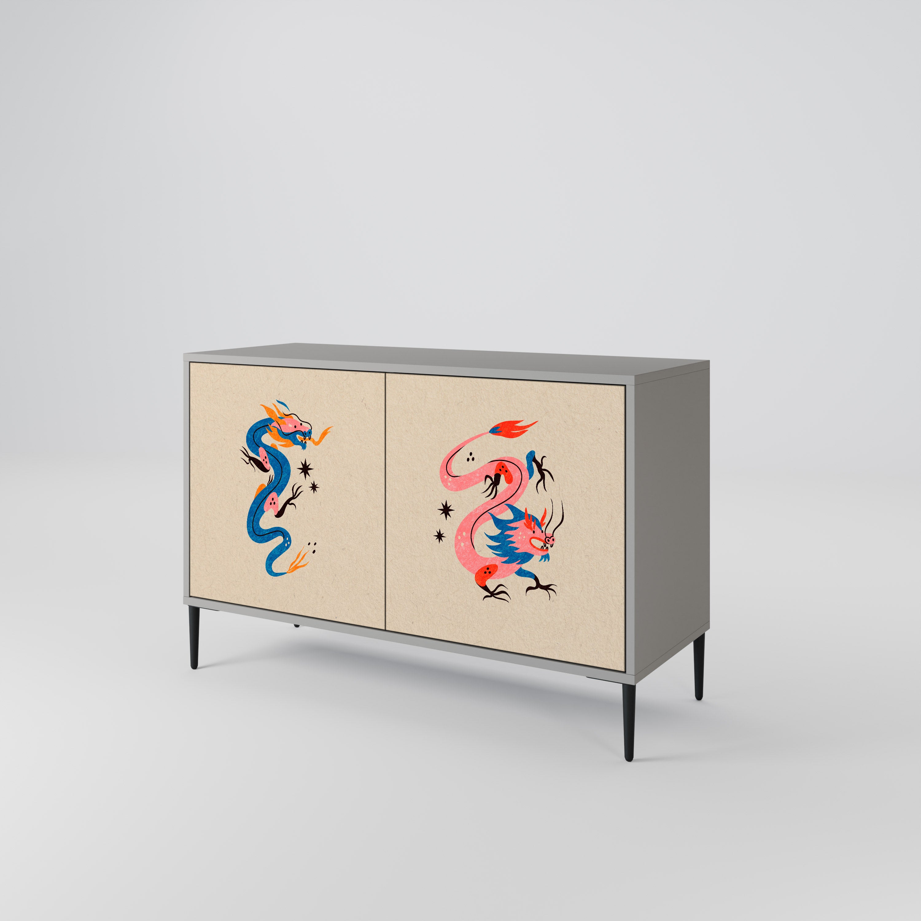 MYTHOLOGICAL CREATURES 2-Door Sideboard