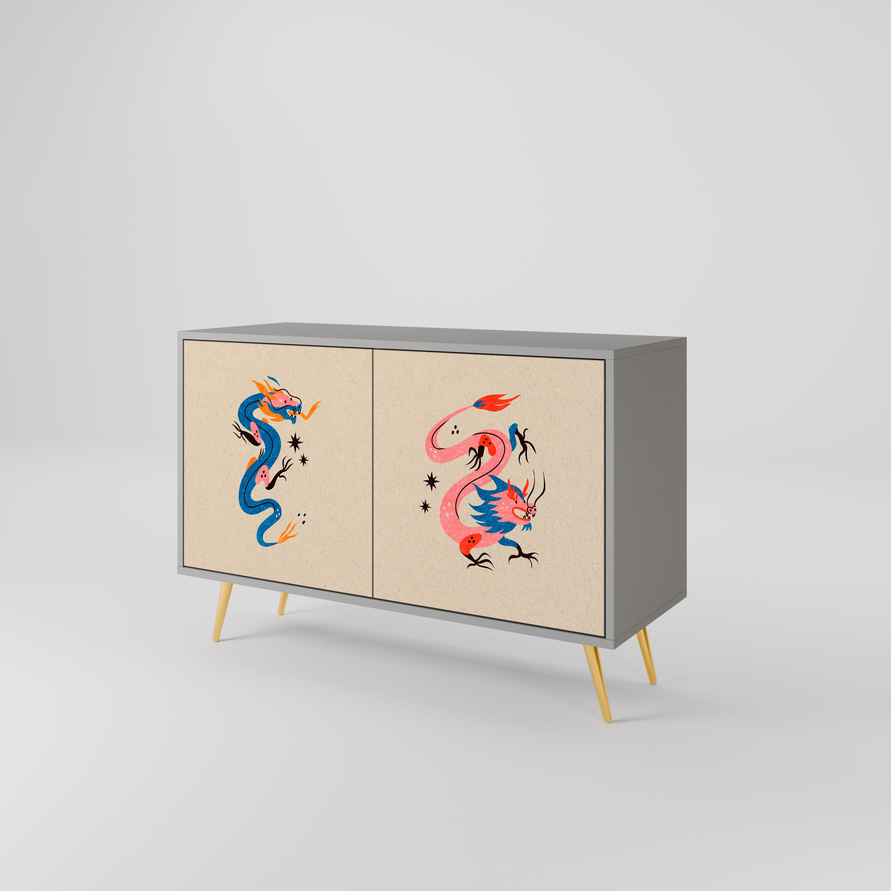 MYTHOLOGICAL CREATURES 2-Door Sideboard