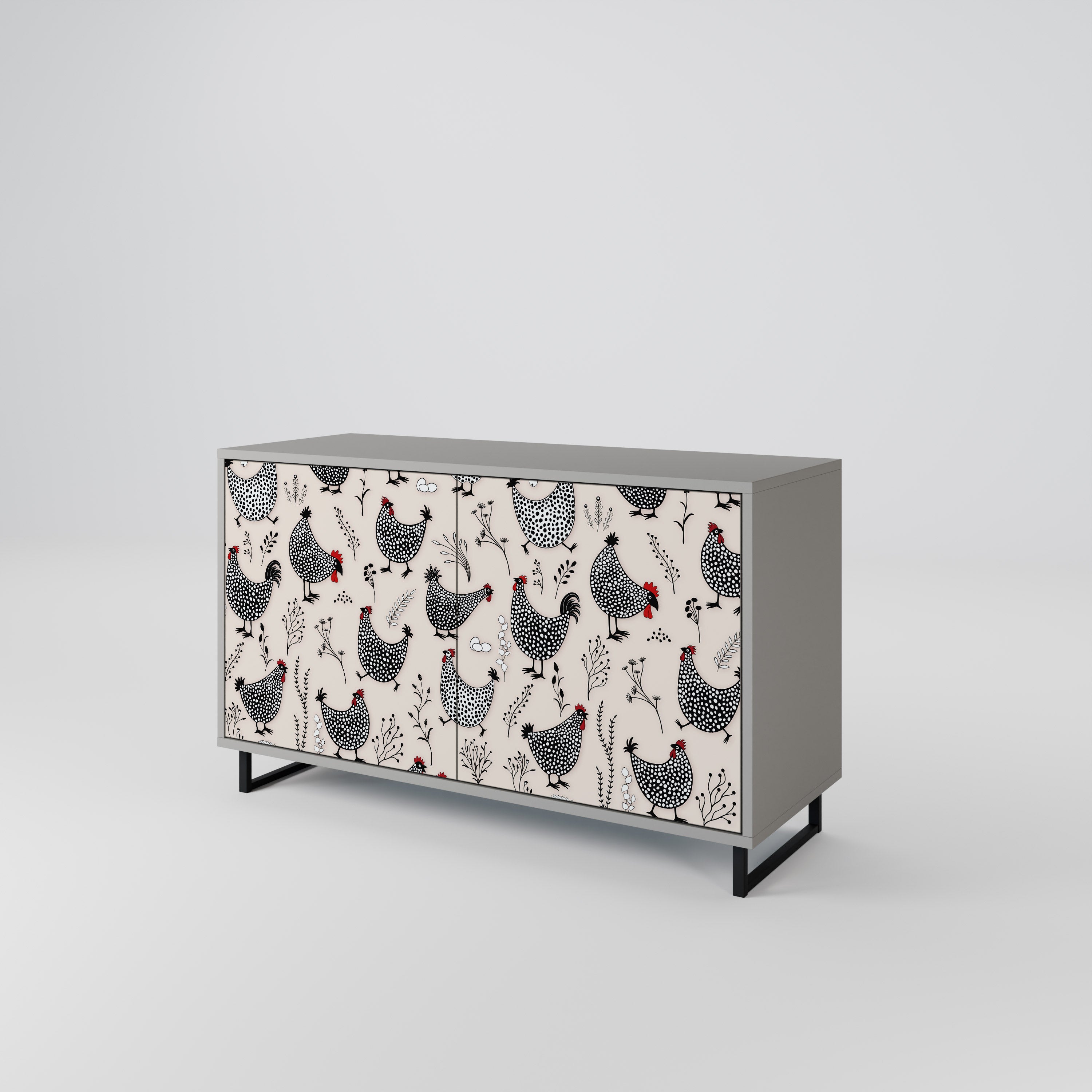 HAPPY HENS 2-Door Sideboard