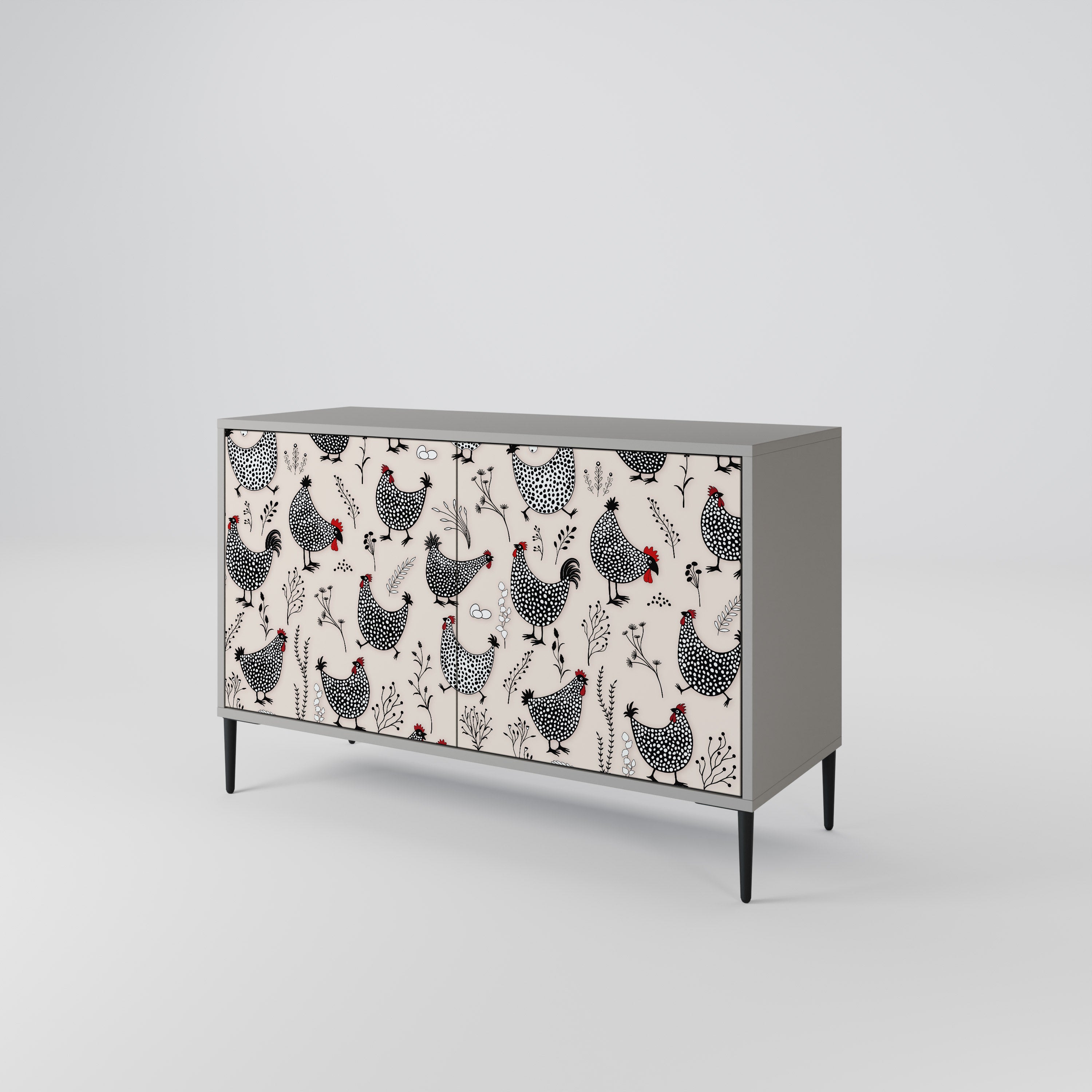 HAPPY HENS 2-Door Sideboard