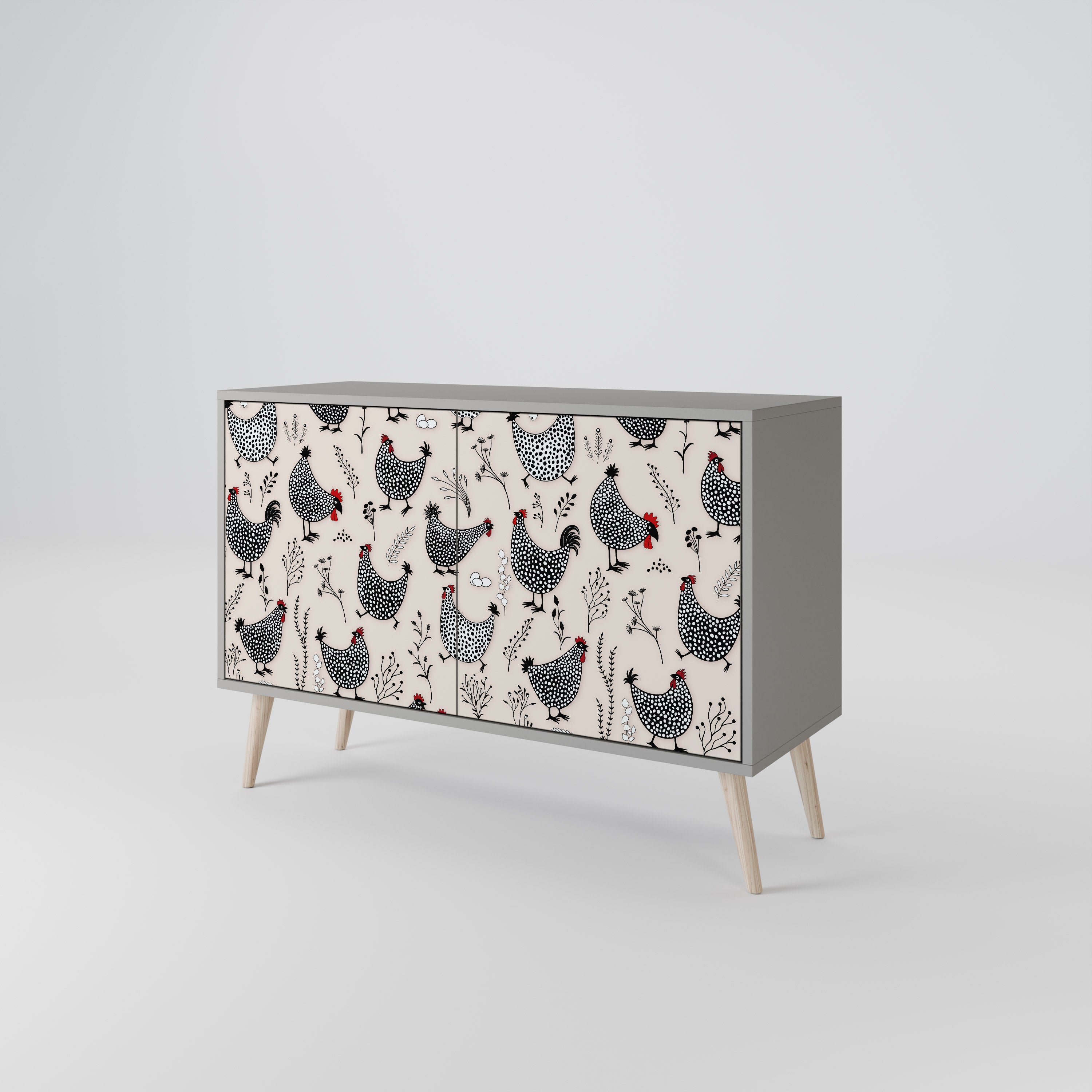 HAPPY HENS 2-Door Sideboard