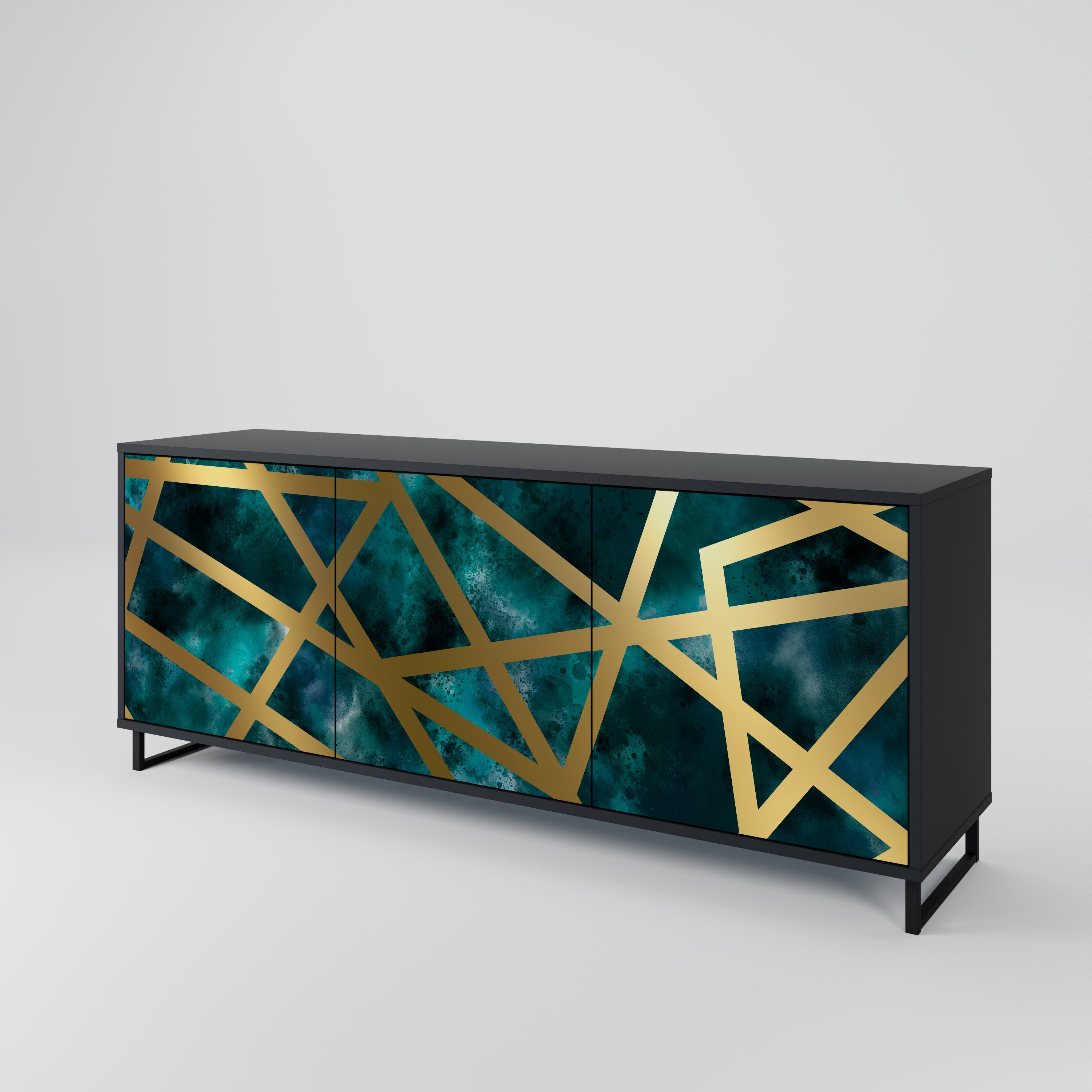 THE LABYRINTH OF GOLD 3-Door Sideboard