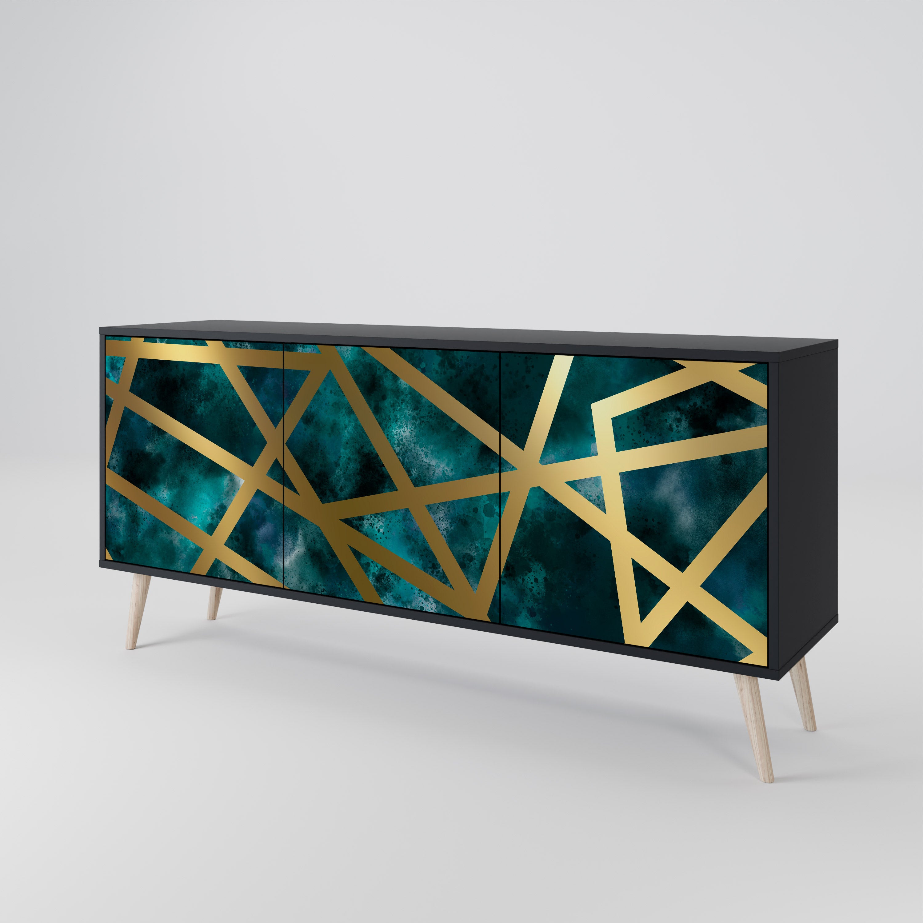 THE LABYRINTH OF GOLD 3-Door Sideboard