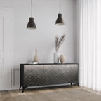 TESSELATED GRAYISH 3-Door Sideboard