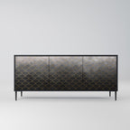 TESSELATED GRAYISH 3-Door Sideboard