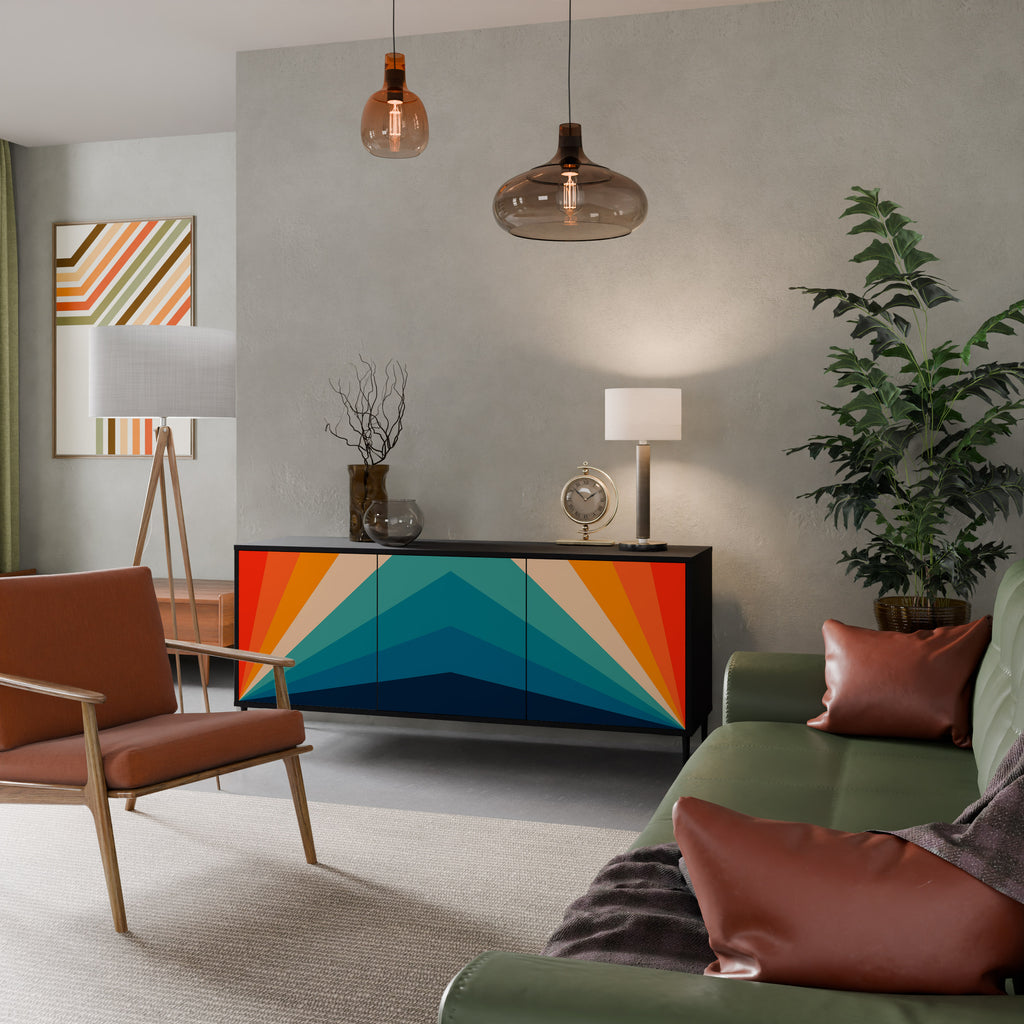 PRISM CONCUSSION Třídveřová komoda