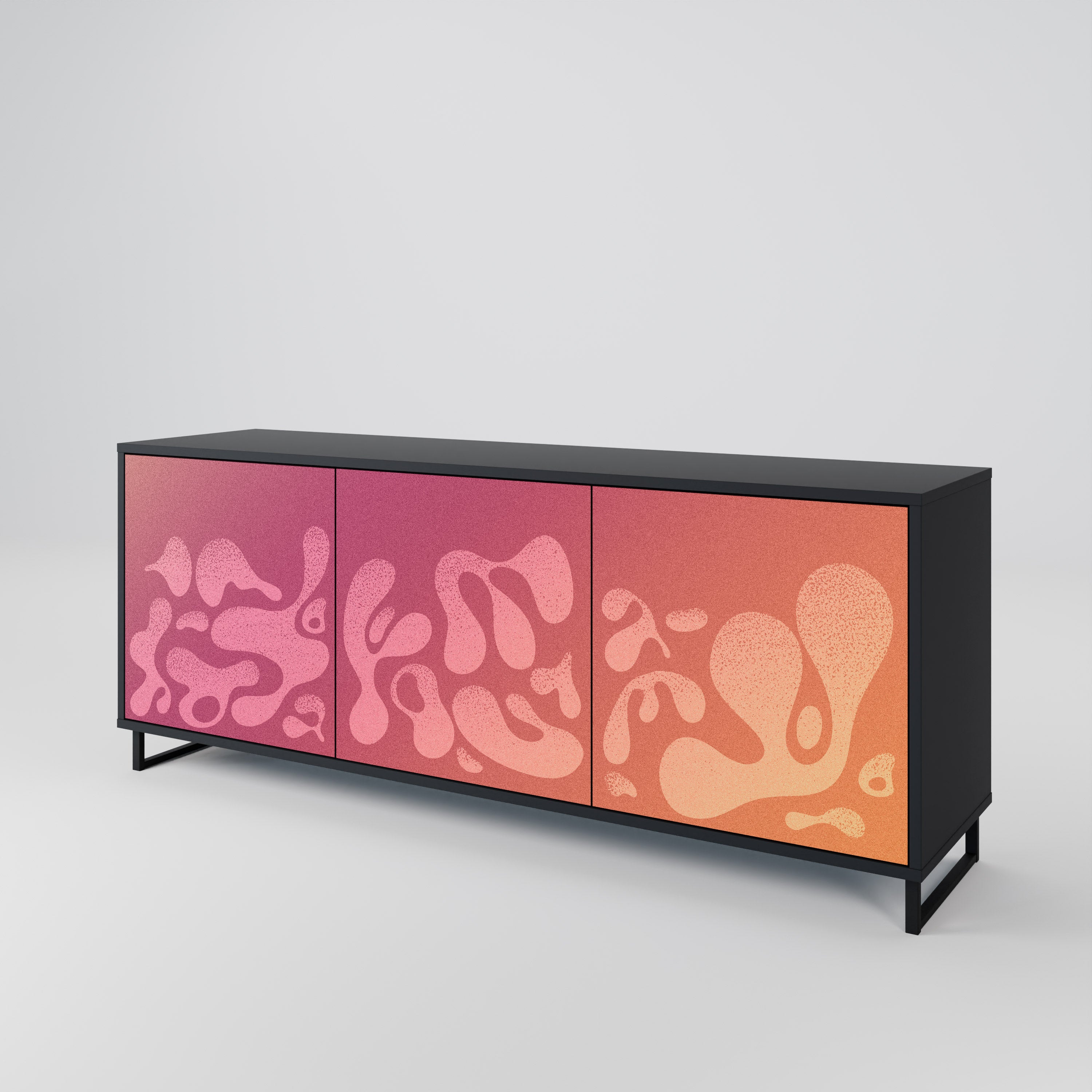 IRREGULAR PINK 3-Door Sideboard
