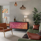 IRREGULAR PINK 3-Door Sideboard