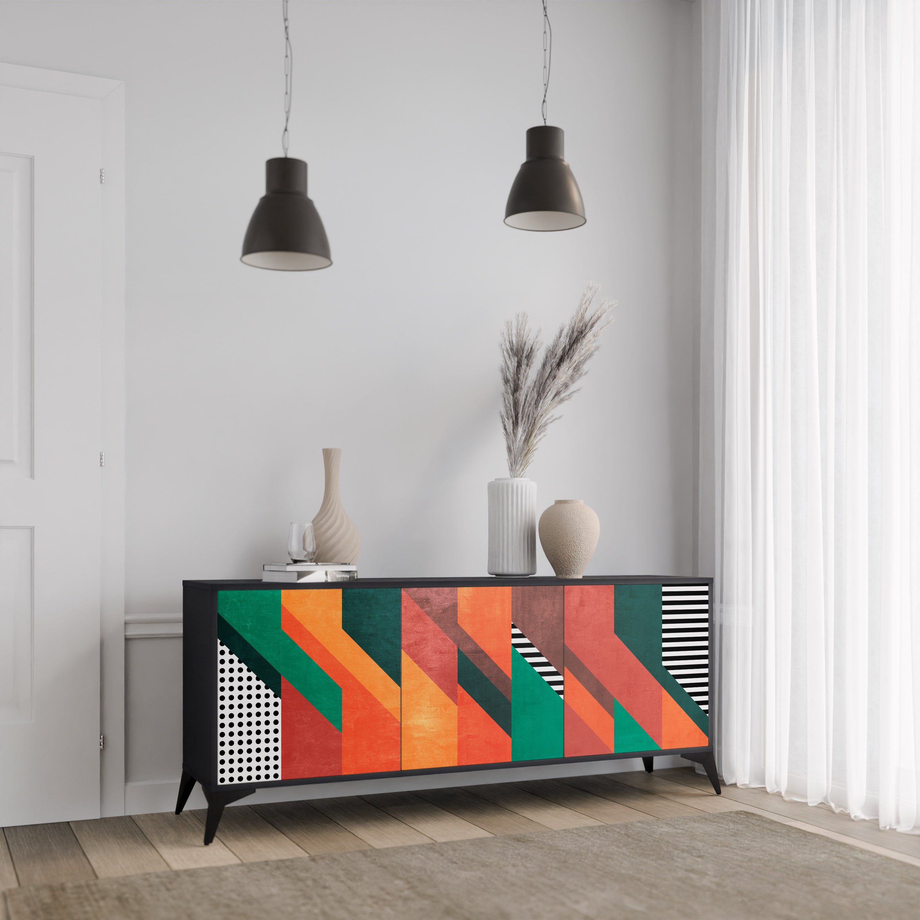 MAKESHIFT ARTISTRY 3-Door Sideboard
