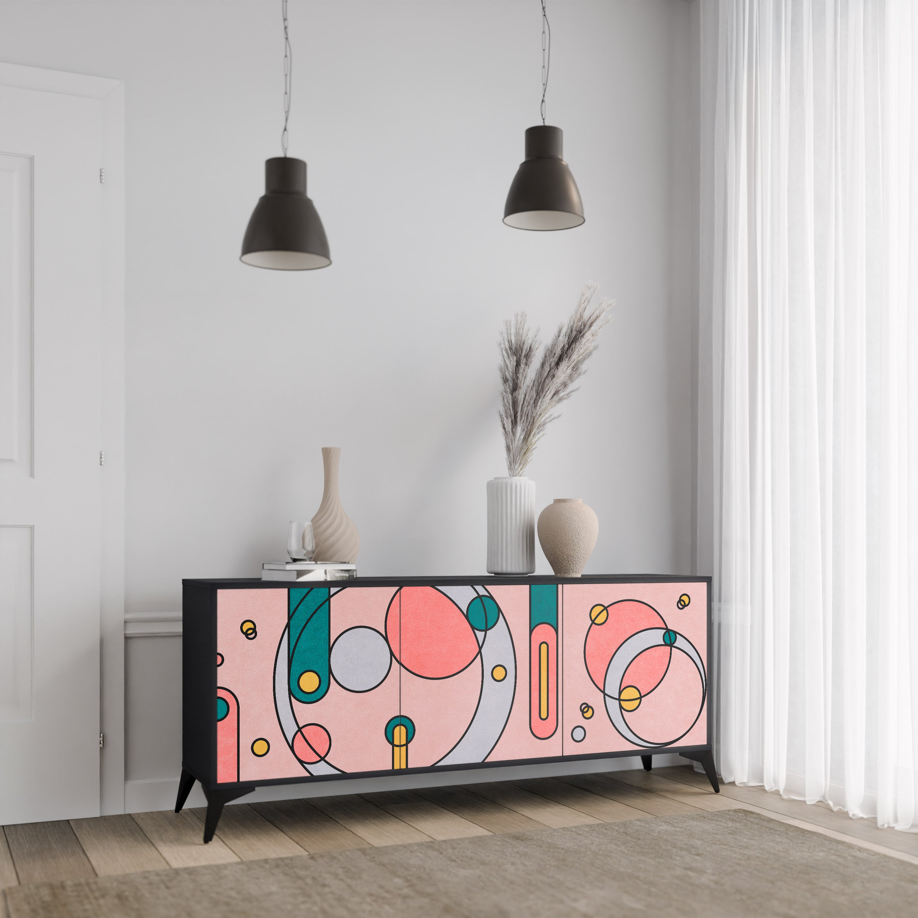 GOSSAMER ECHOES 3-Door Sideboard